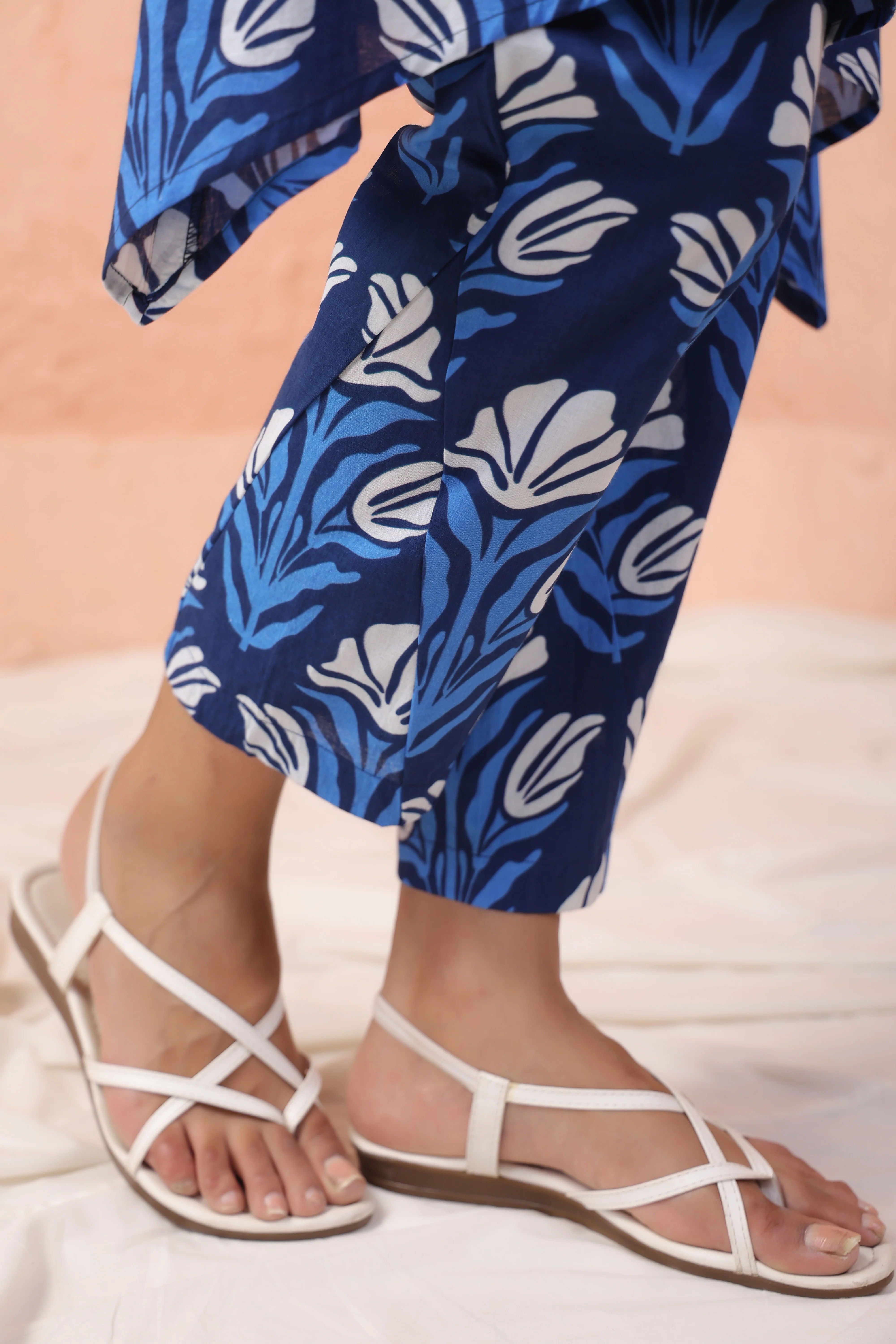 HARSHINI OCEAN PRINTED CO-ORD SET - Image 12