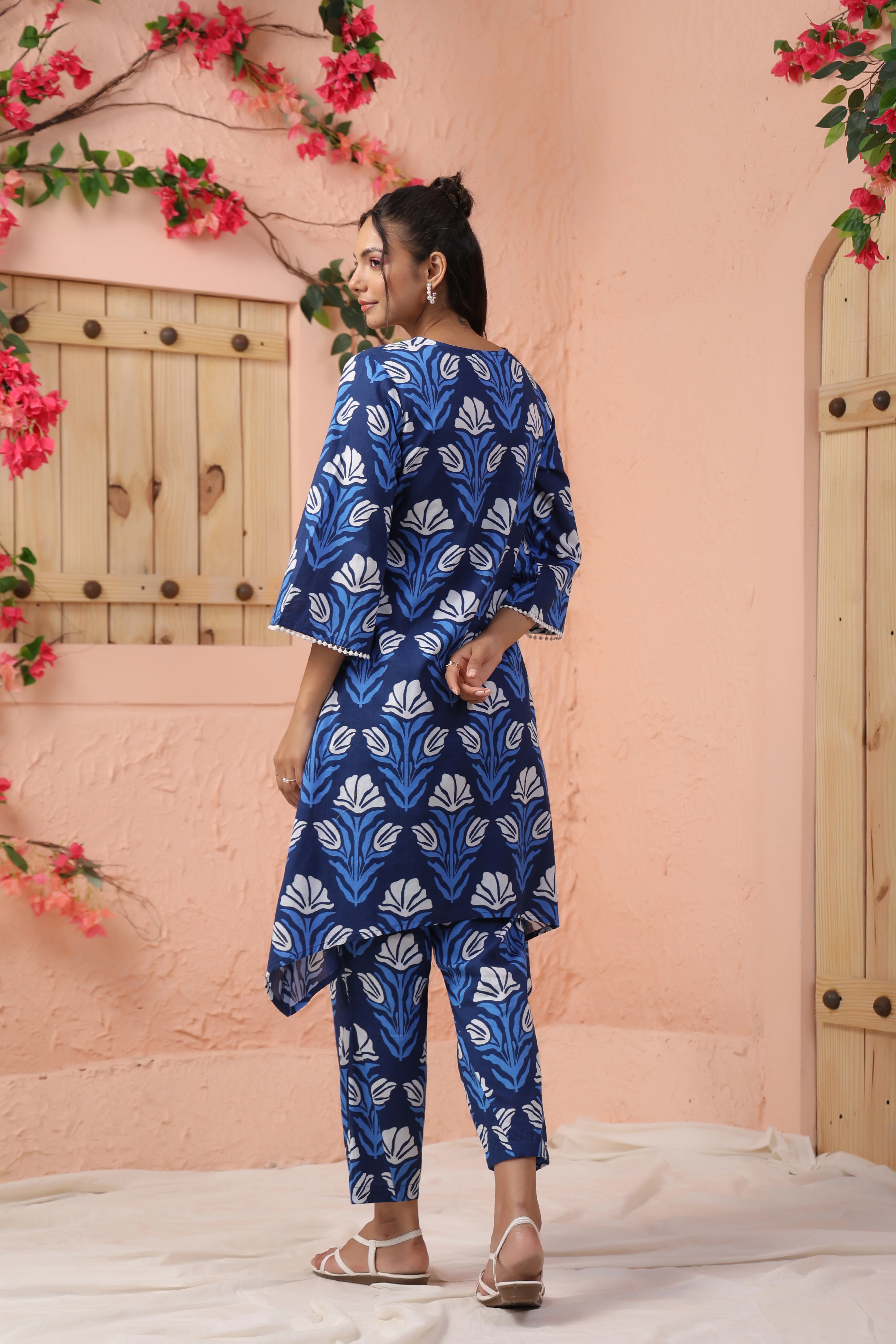 HARSHINI OCEAN PRINTED CO-ORD SET - Image 3