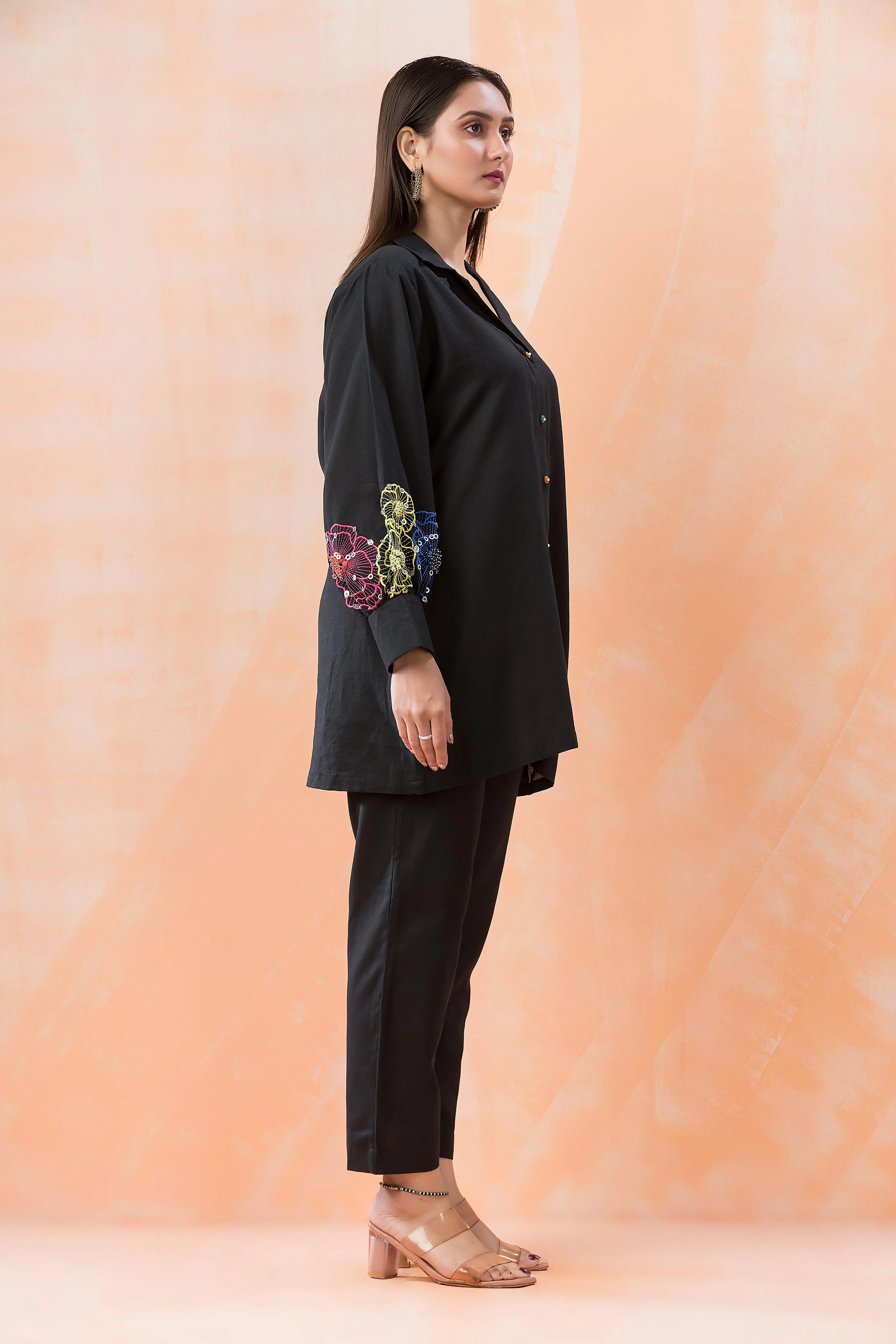 Niharika Onyx Handwork Co-ord Set - Image 14