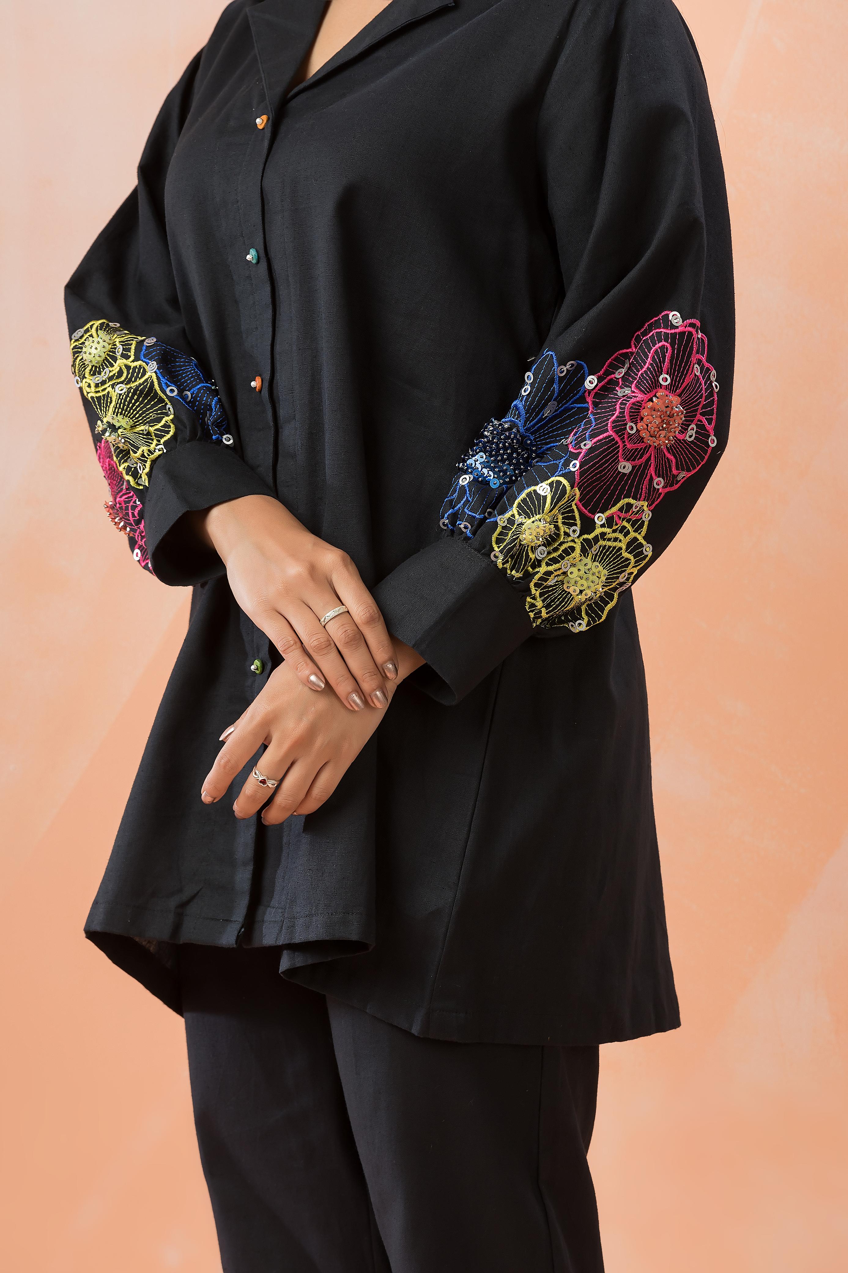 Niharika Onyx Handwork Co-ord Set - Image 15