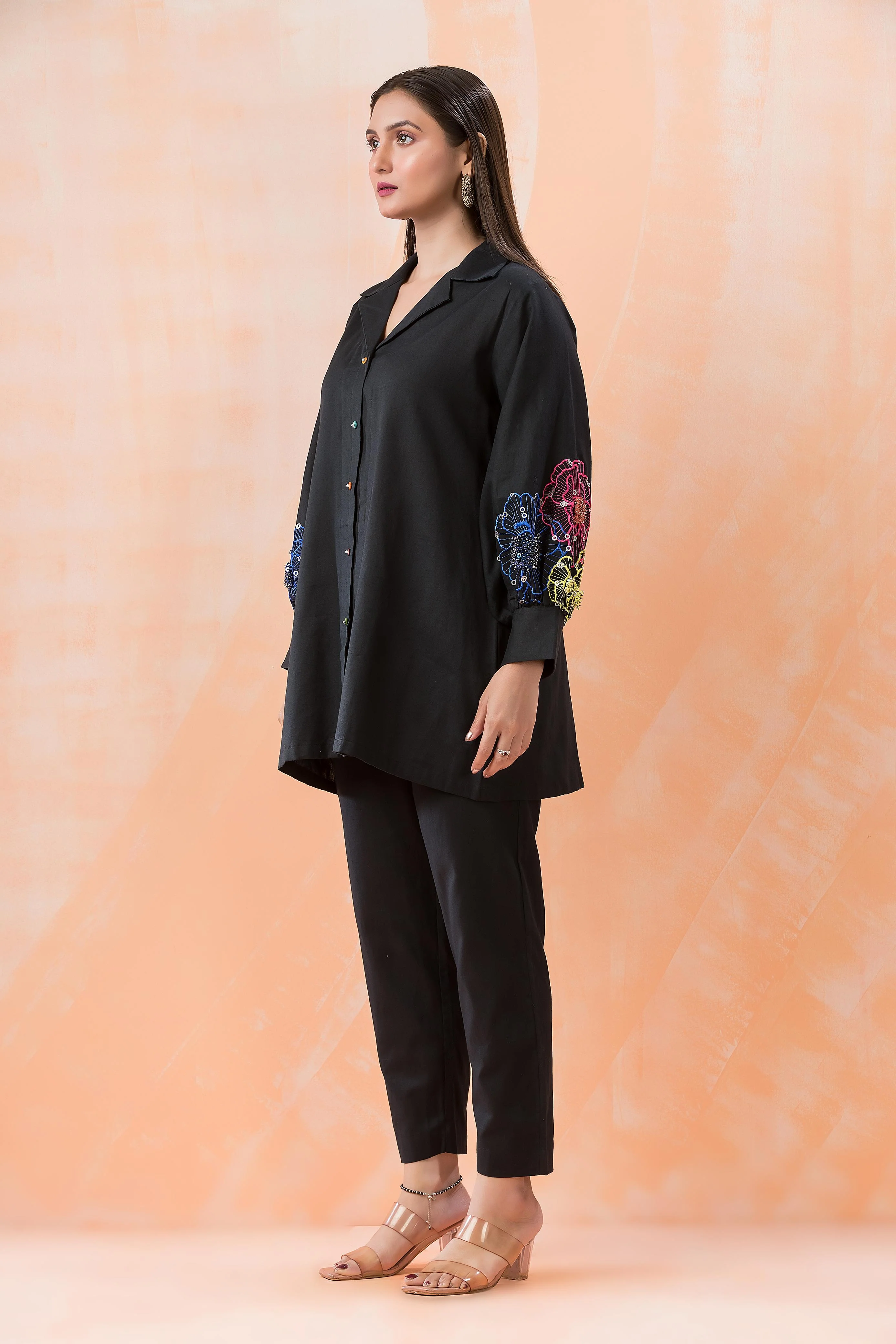 Niharika Onyx Handwork Co-ord Set - Image 16