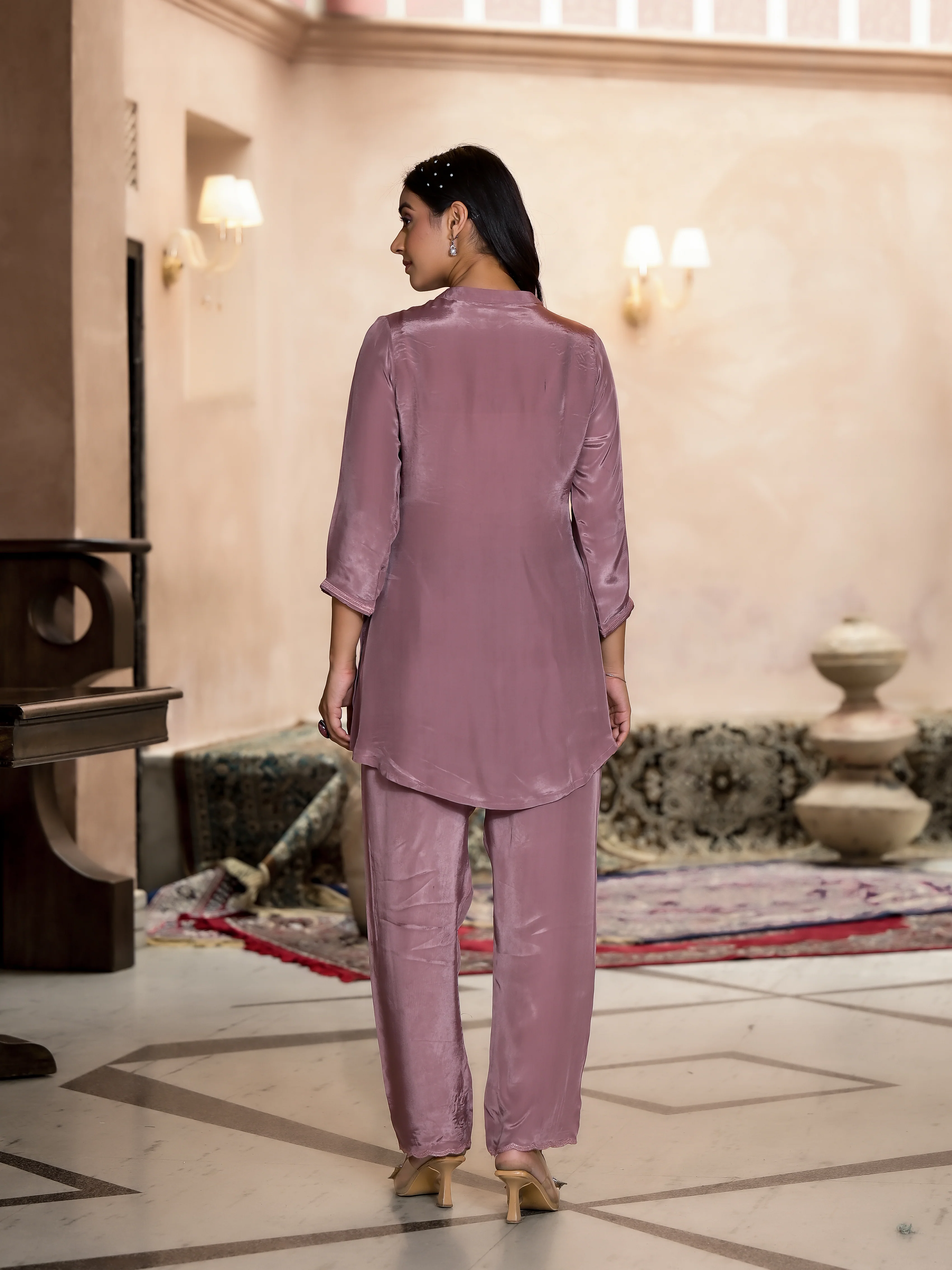 Irene Rose Embroidery Premium Co-ord Set - Image 3