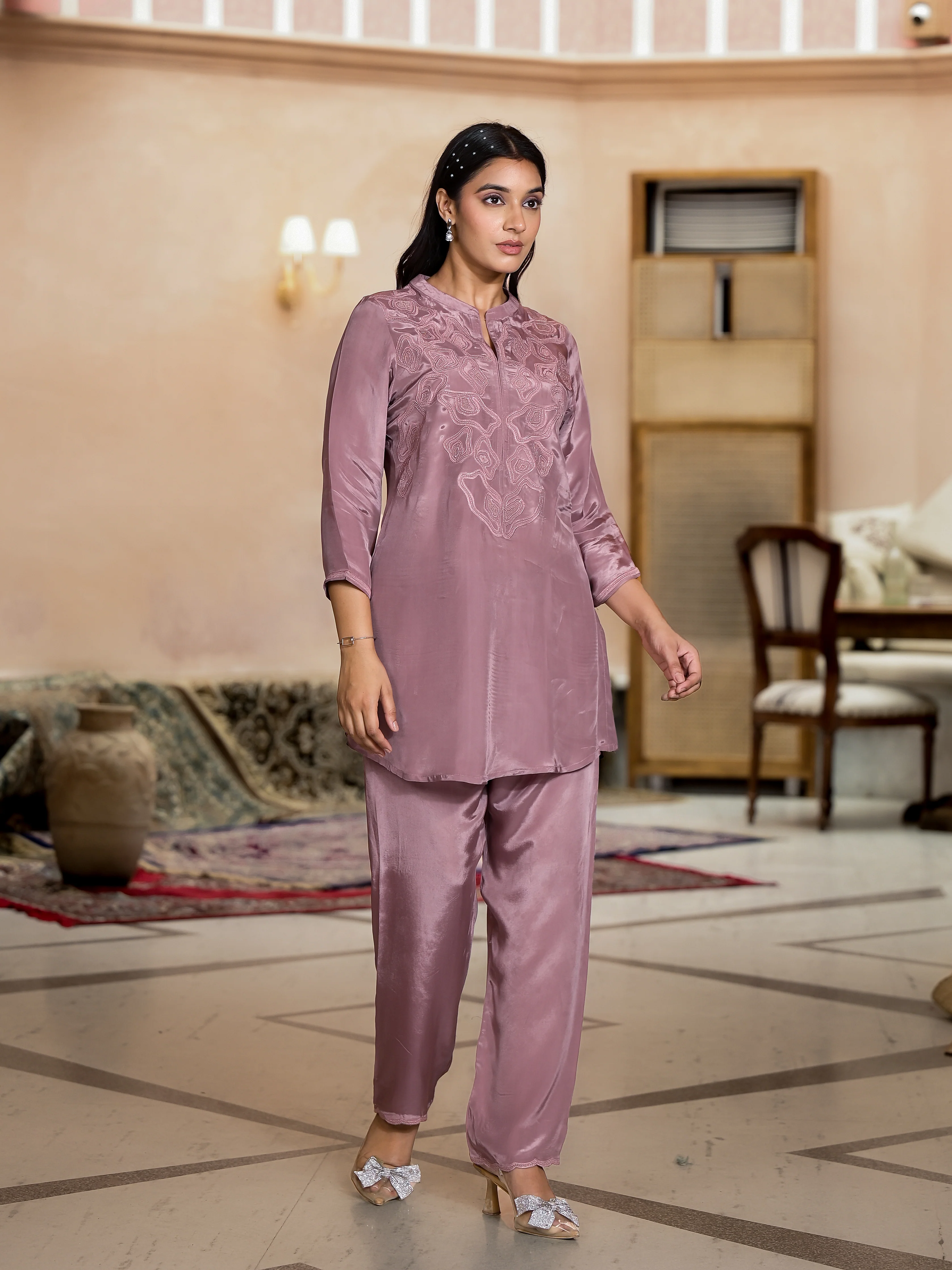 Irene Rose Embroidery Premium Co-ord Set - Image 5