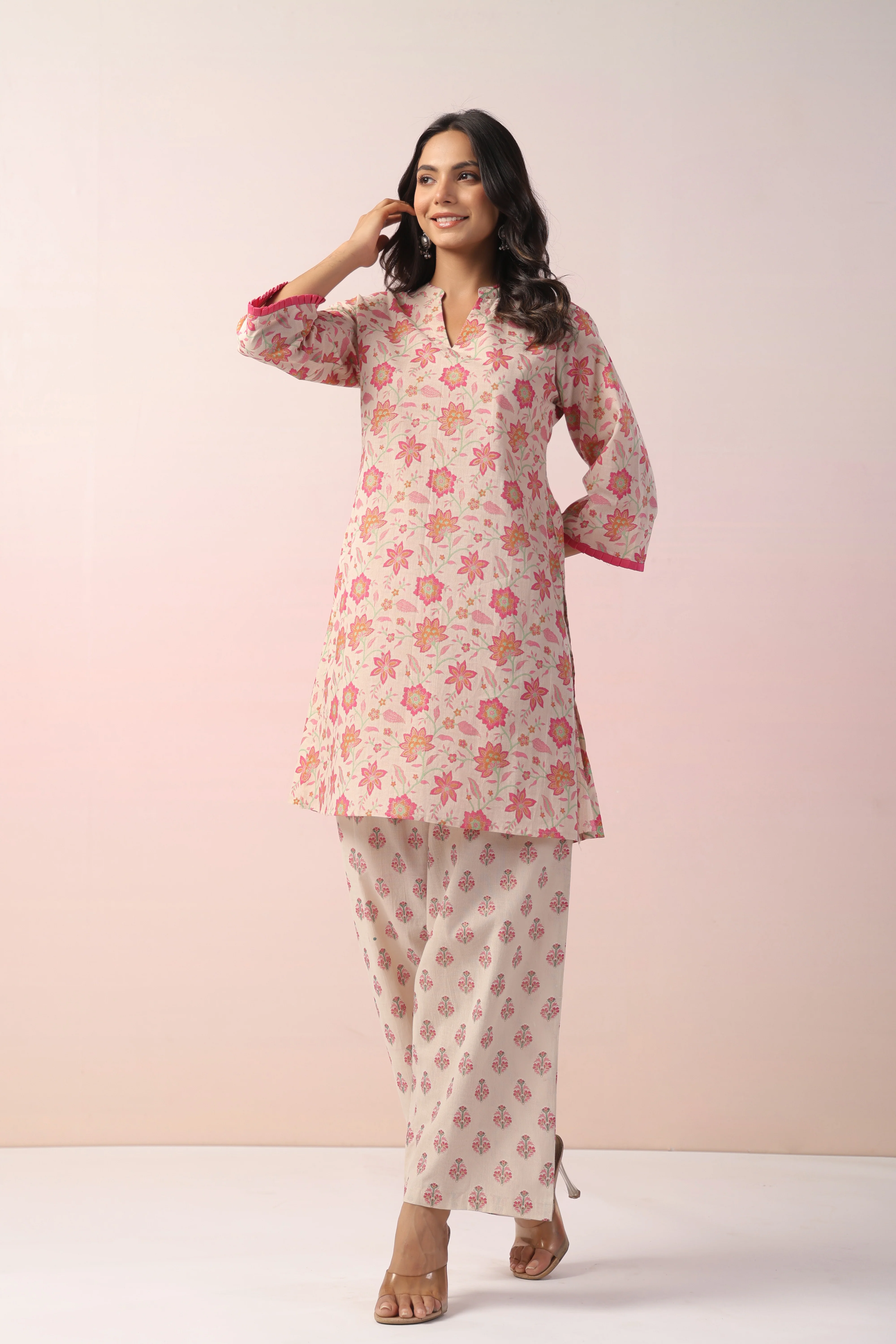 Harshini Pearl Printed Co-ord Set - Image 5