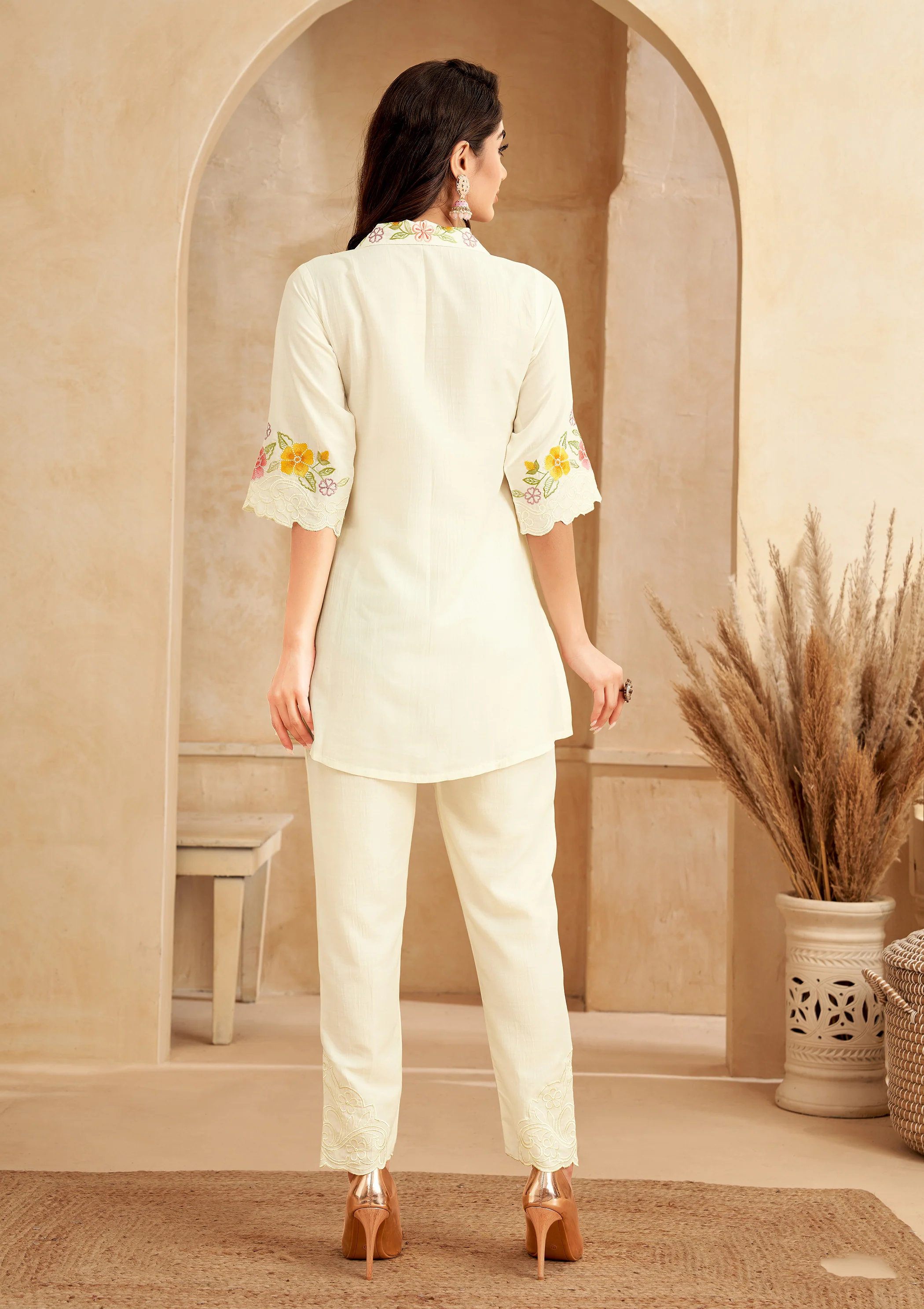 ASMI PEARL EMBROIDERED CO-ORD SET - Image 3