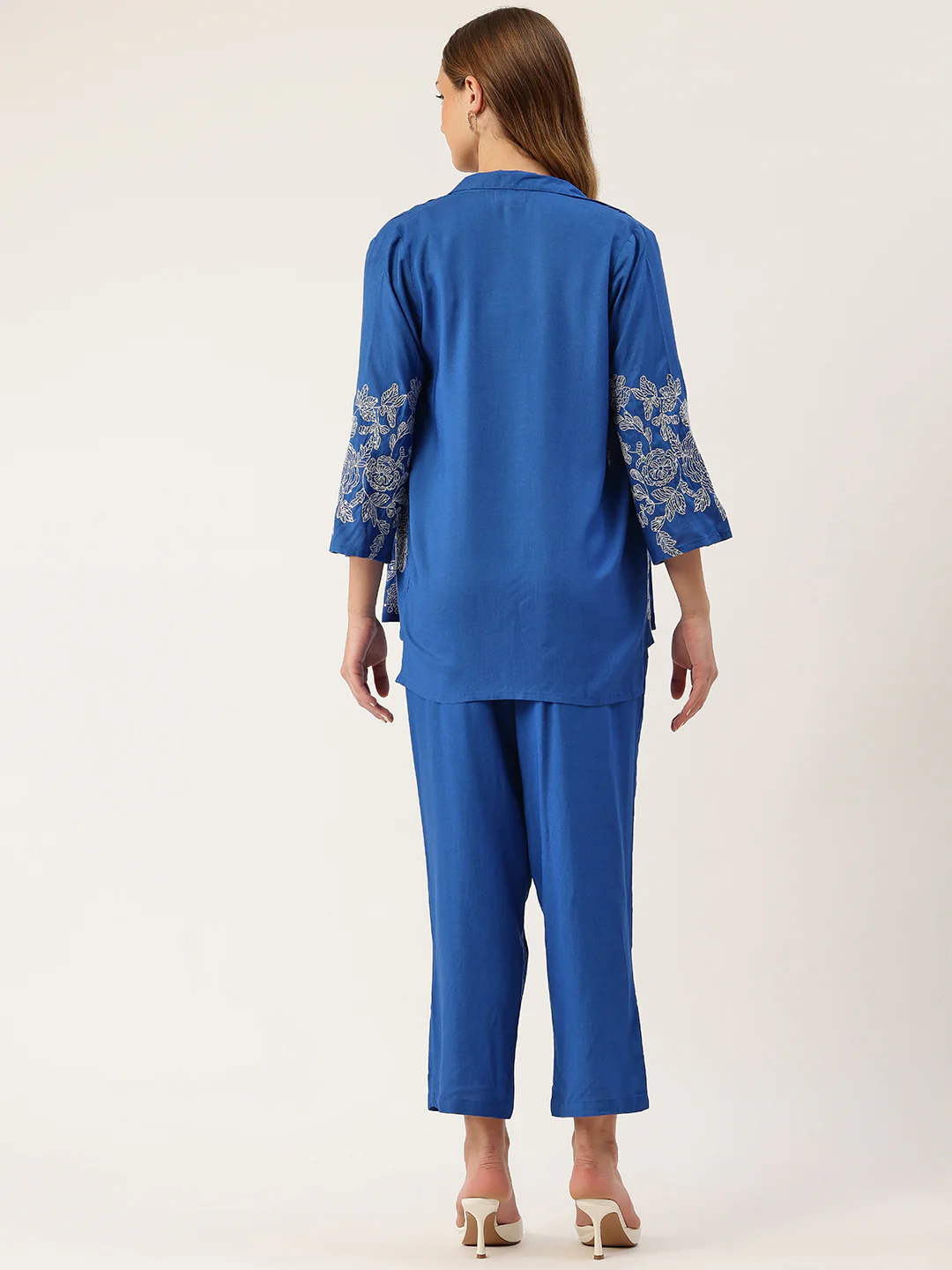 Raya Ocean Embroidred Co-ord Set - Image 4