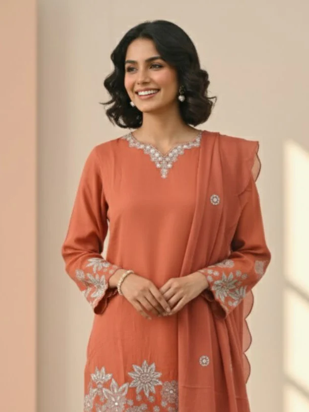 Gaurisha Yam Work Suit Set - Image 2