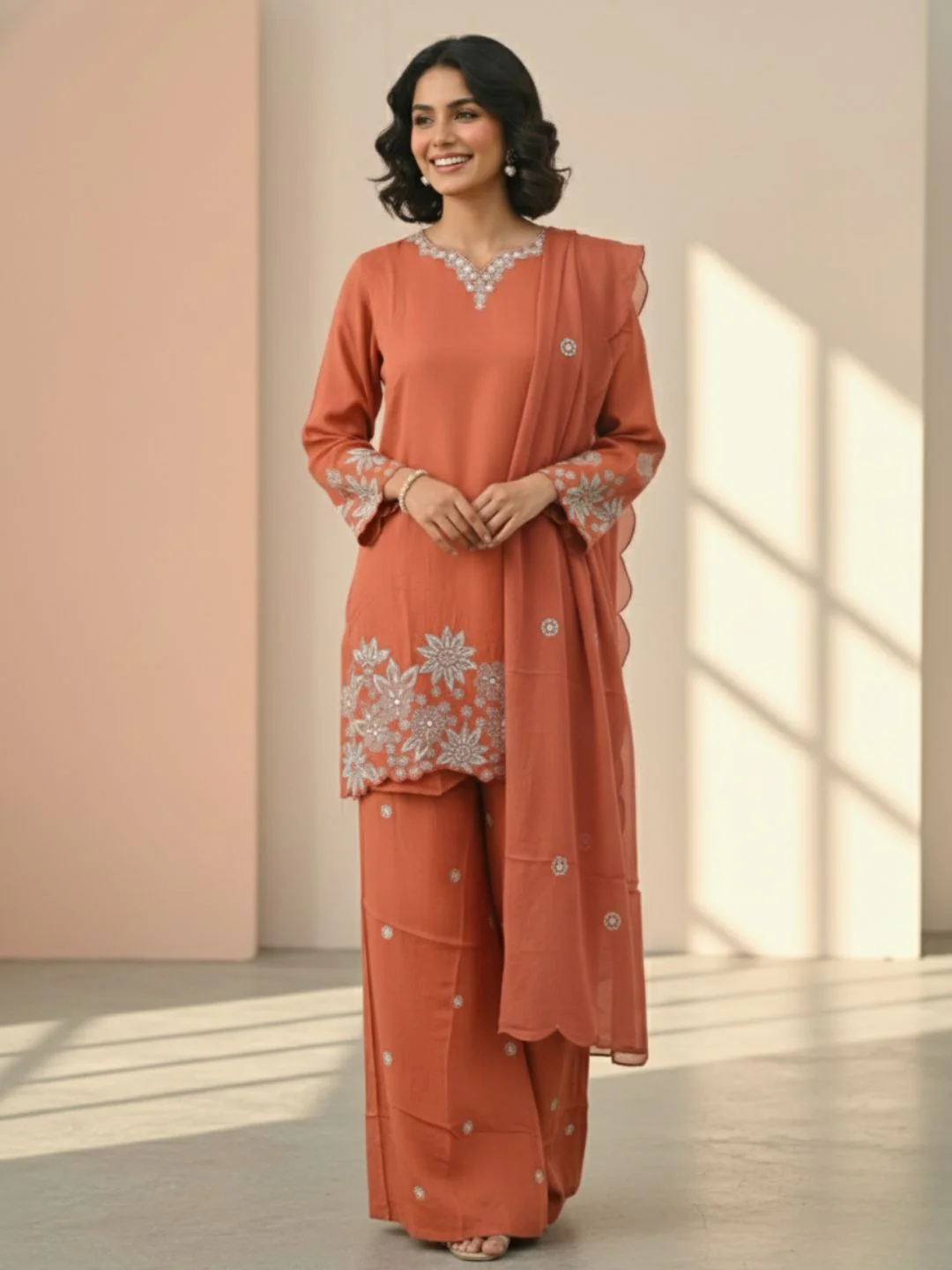 Gaurisha Yam Work Suit Set - Image 5
