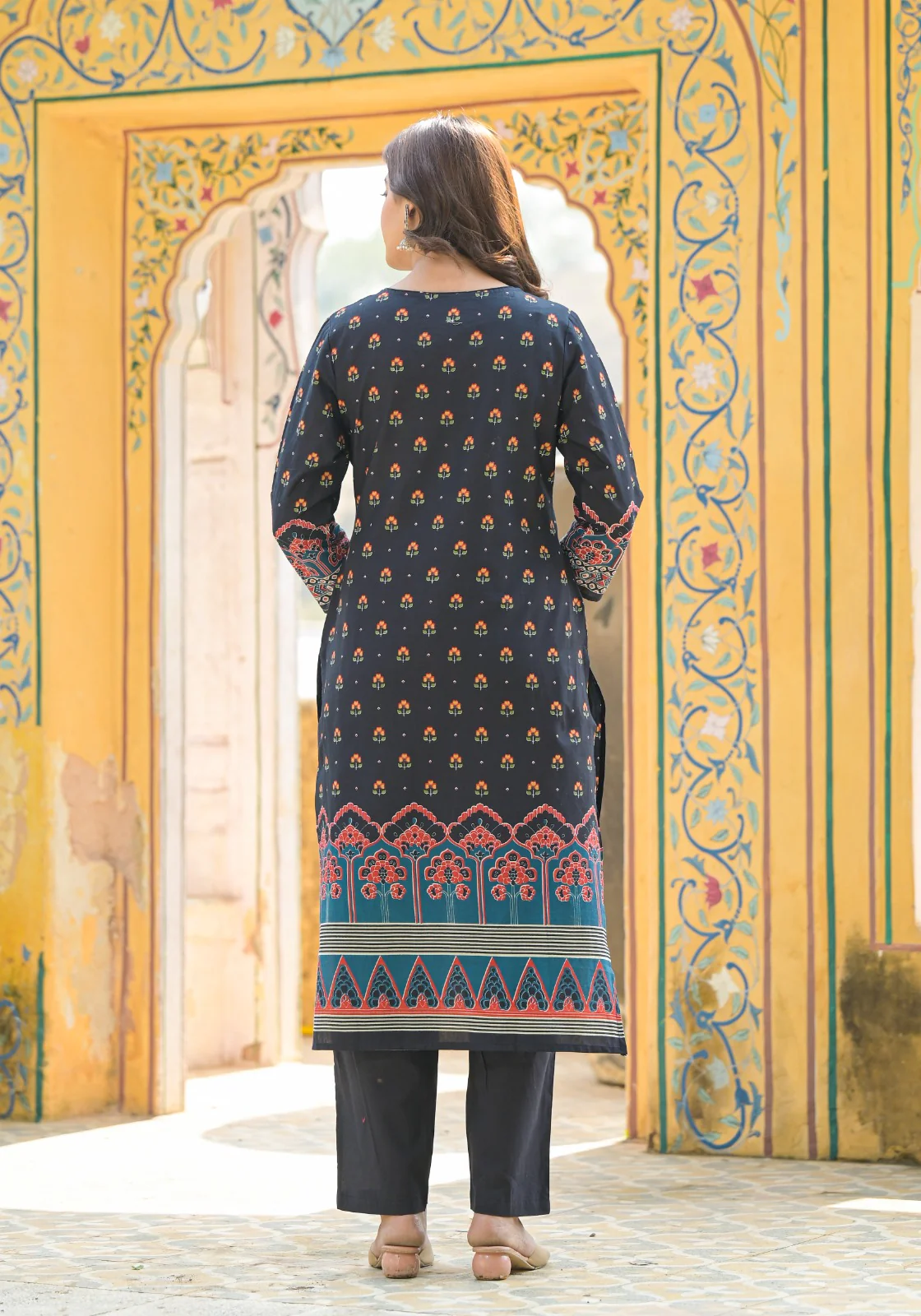 Aranya Jade Pure Cotton Suit Set - Image 2