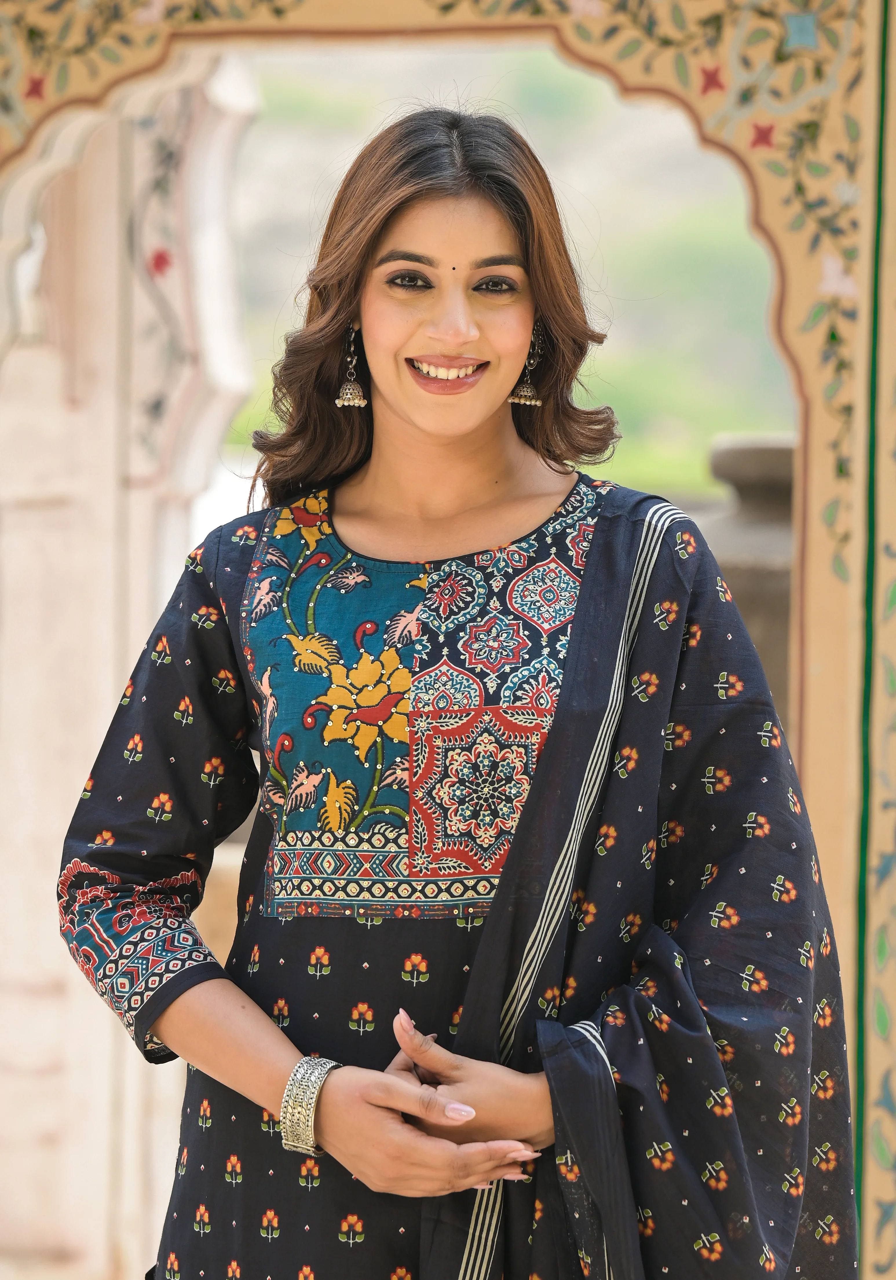 Aranya Jade Pure Cotton Suit Set - Image 3