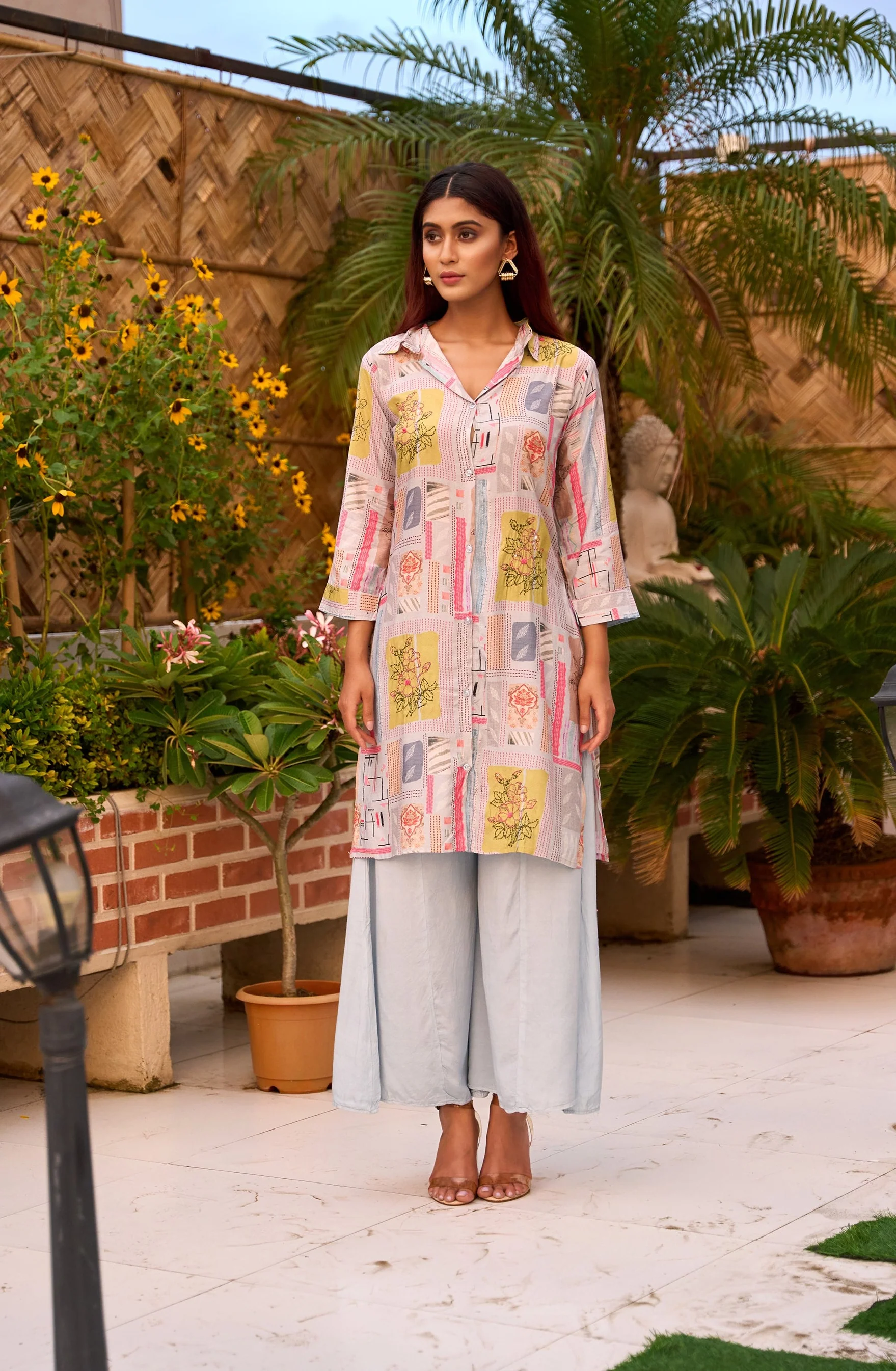 SHEENAM CLOUD MUSLIN CO-ORD SET - Image 2