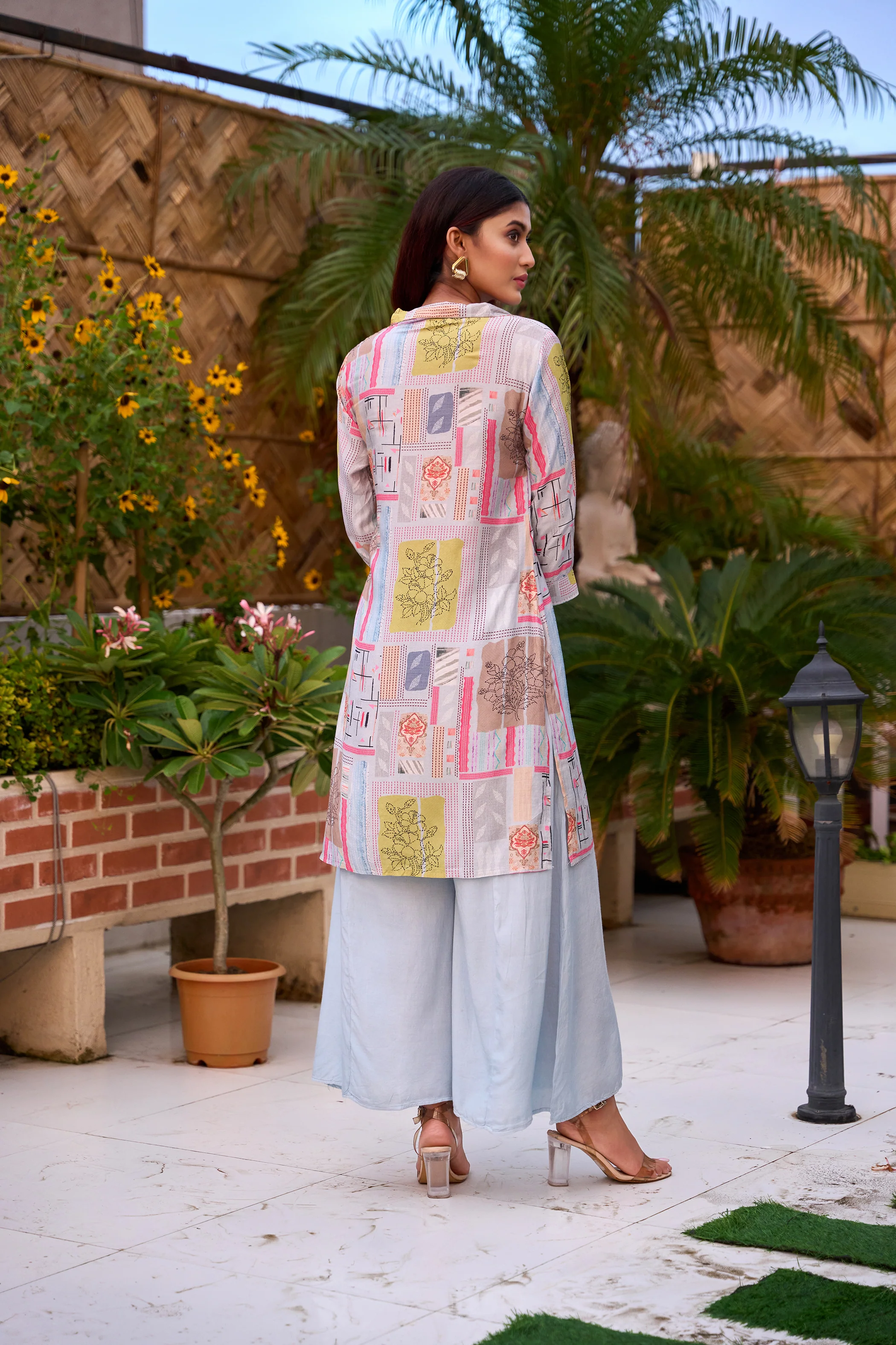SHEENAM CLOUD MUSLIN CO-ORD SET - Image 3