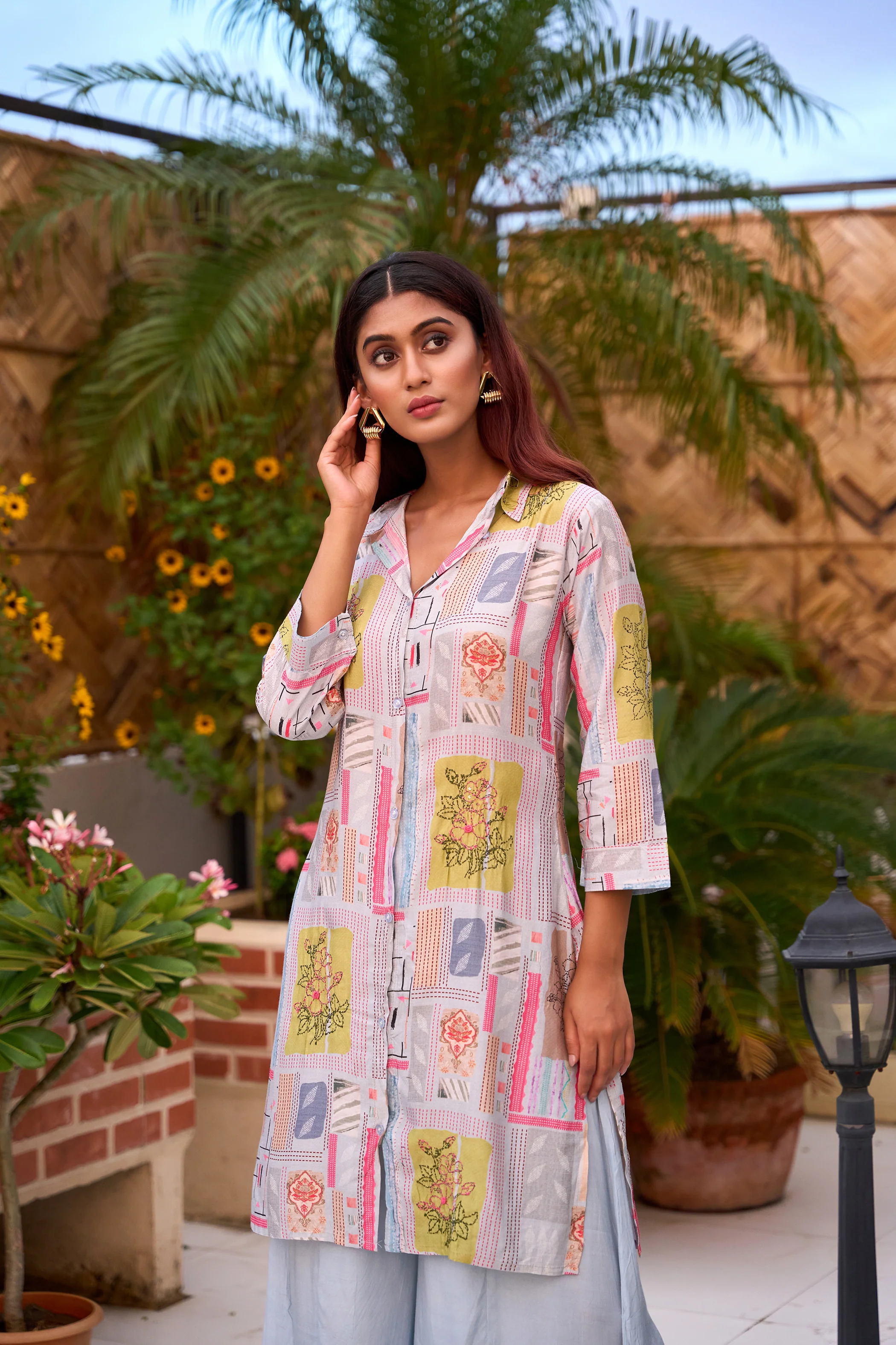 SHEENAM CLOUD MUSLIN CO-ORD SET - Image 5