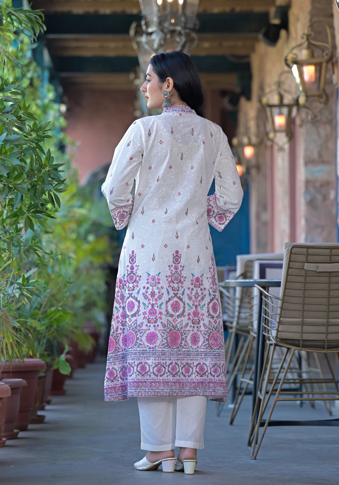 Aranya Angel Embroidred Cotton Suit Set - Image 3