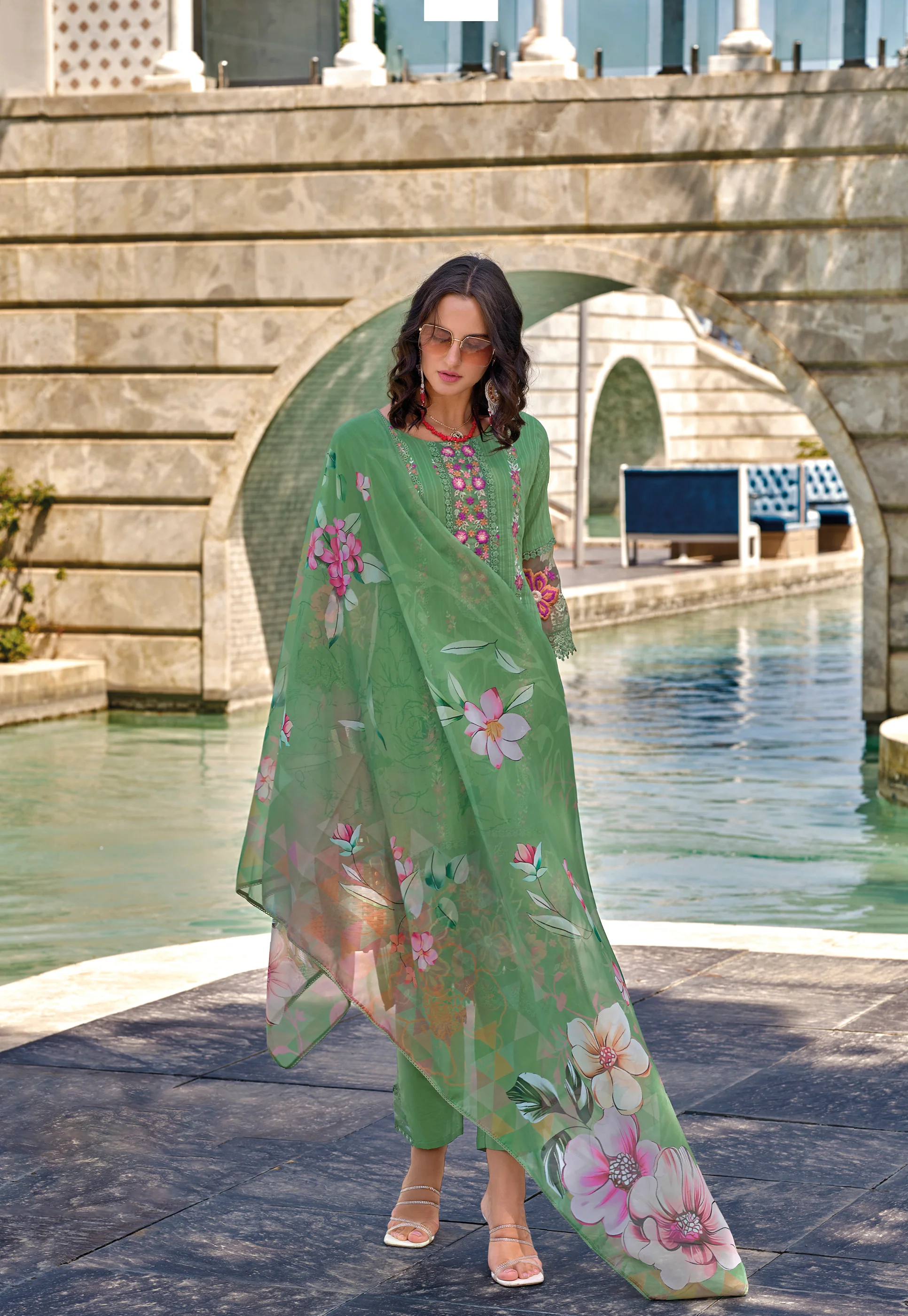 JASHAN FERN FULL HEAVY EMBROIDERY SUIT SET - Image 4