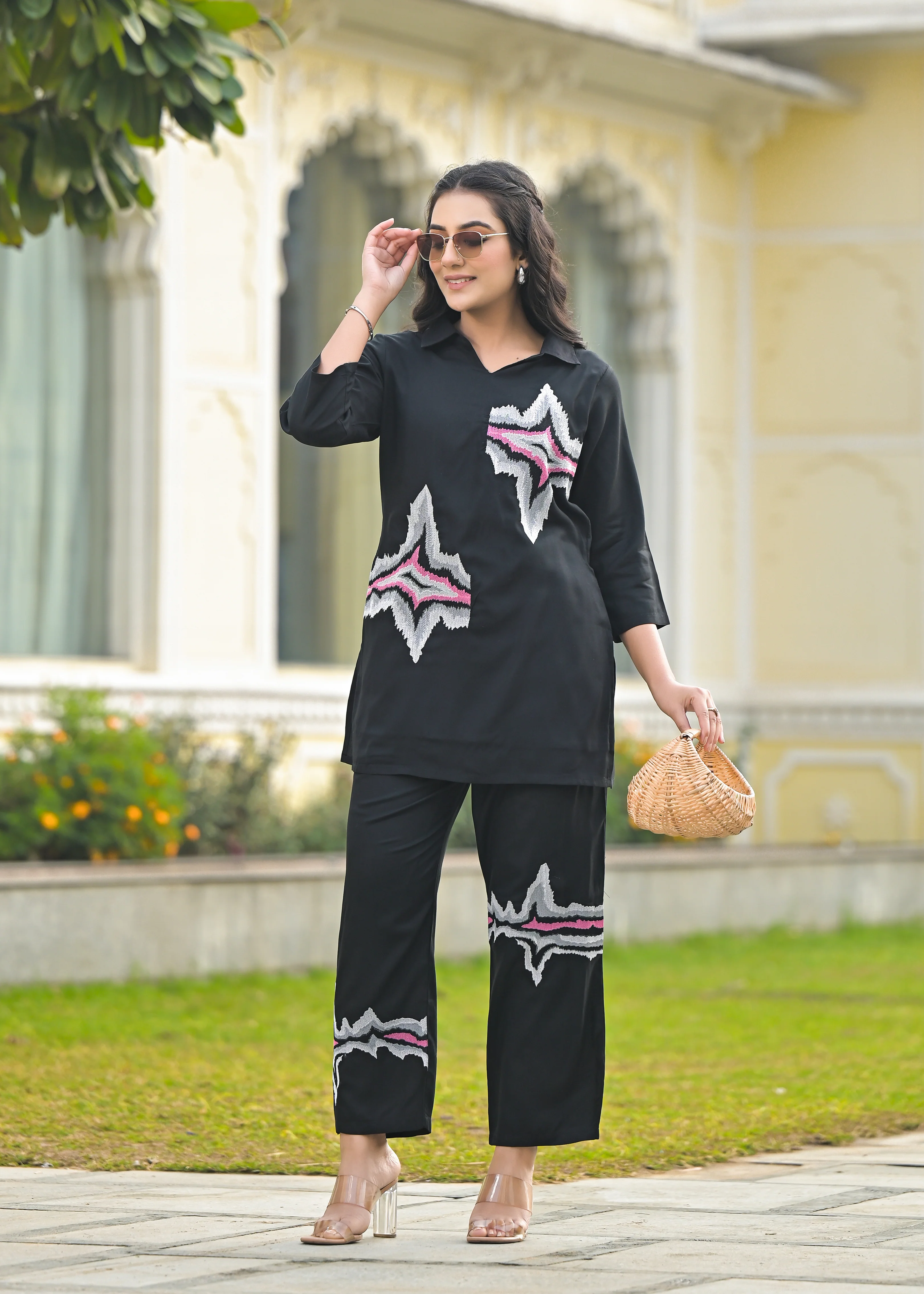Mihira Onyx Cotton Co-ord Set - Image 9