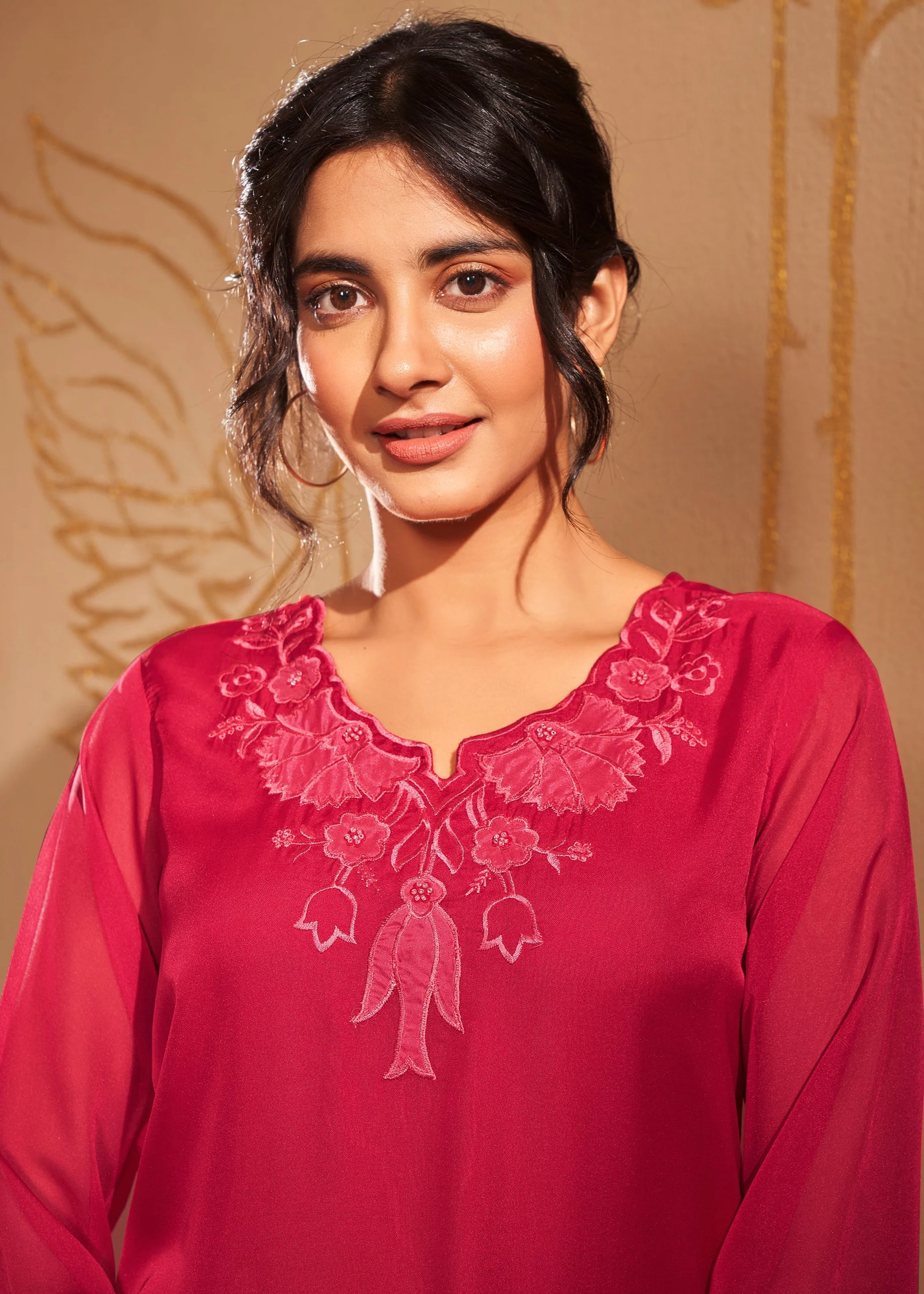 Bushra Taffy Lawn Full Work Suit Set - Image 5