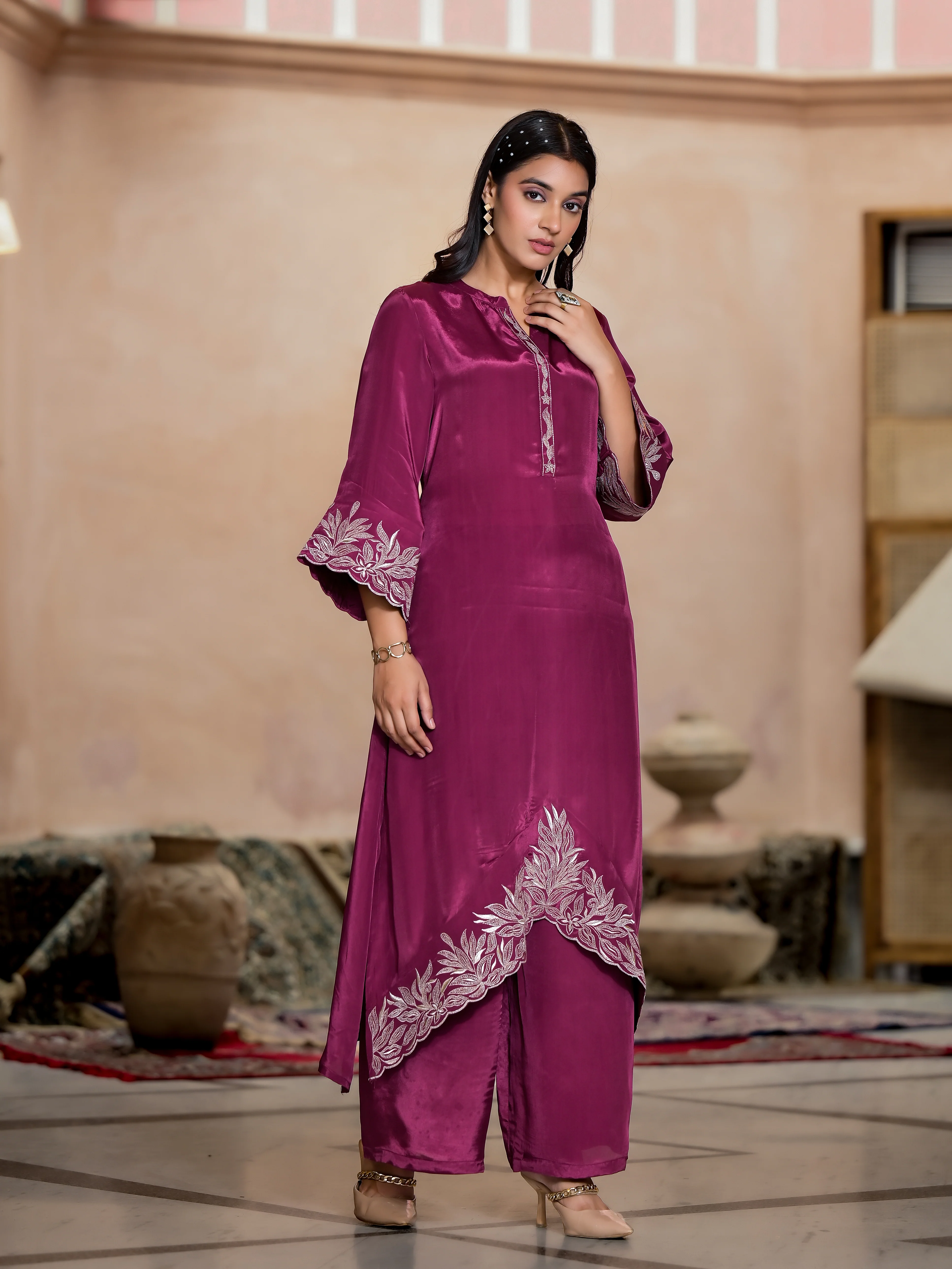 Irene Mulberry premium Co-Ord Set - Image 4