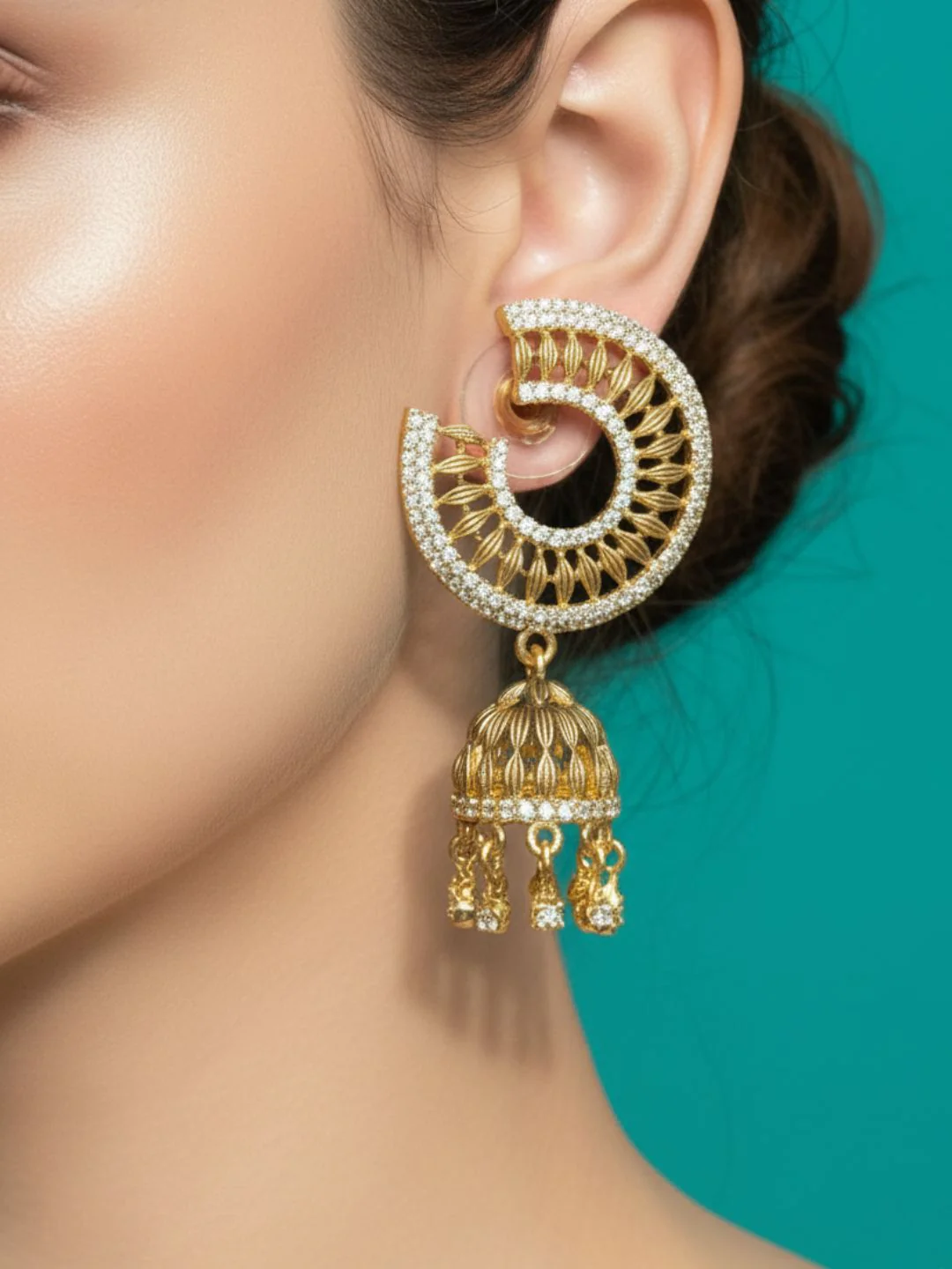 Antara Oxidised Earrings - Image 2