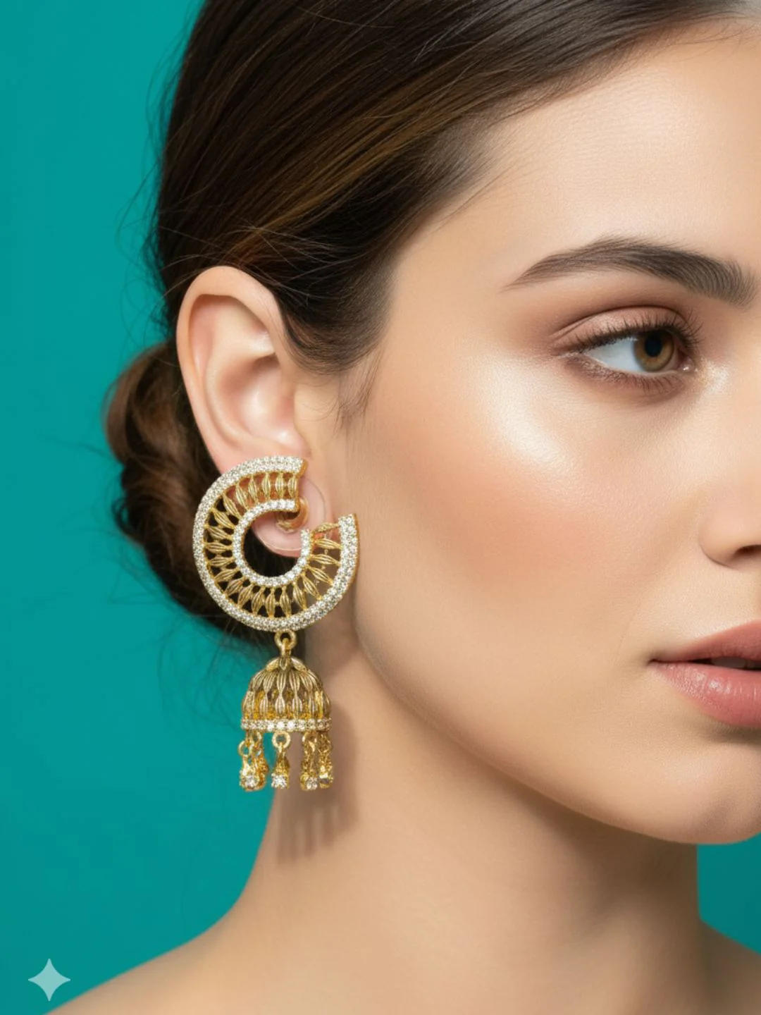 Antara Oxidised Earrings - Image 3