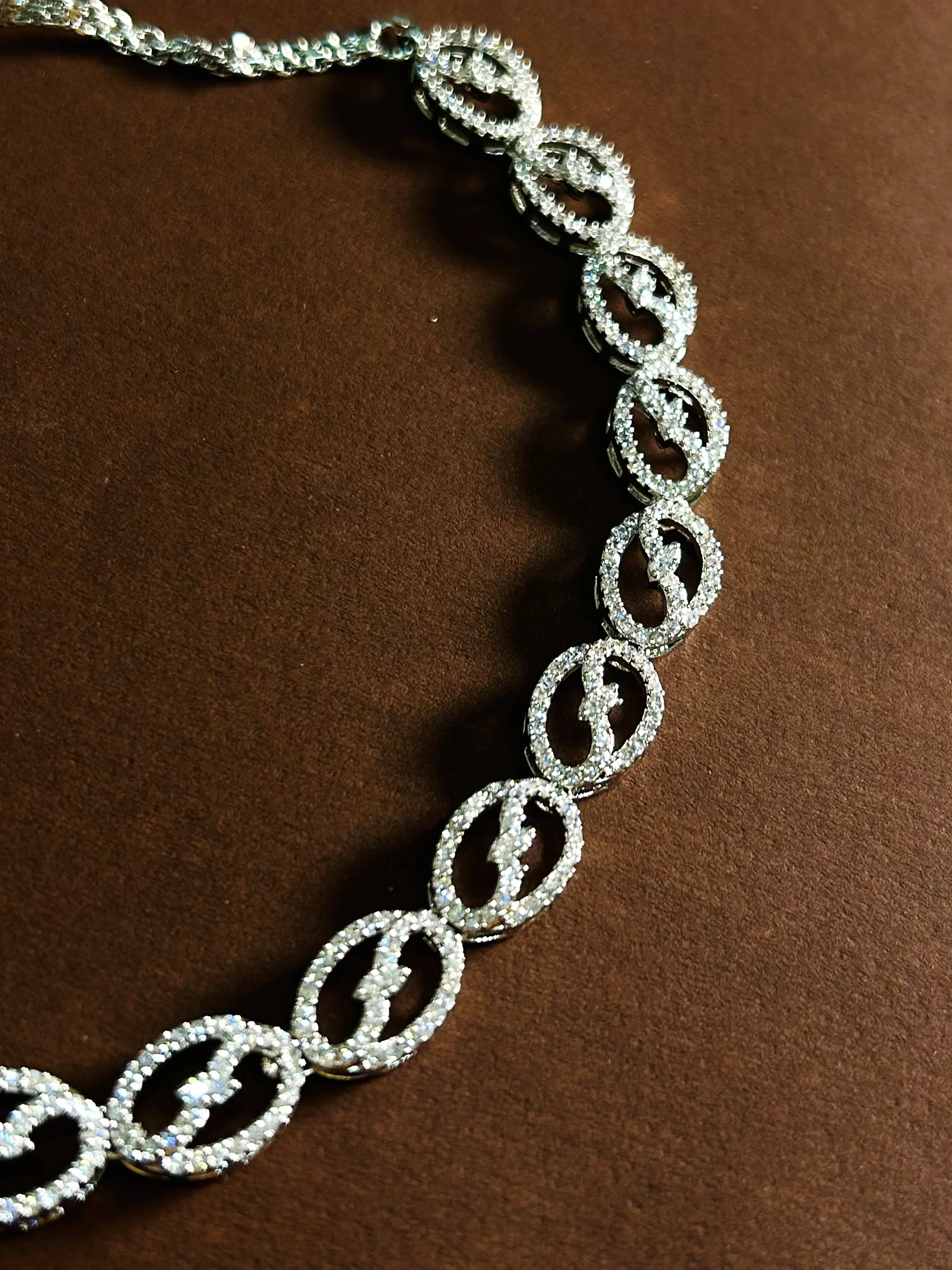 Antaara Diamond Necklace with Earings - Image 13