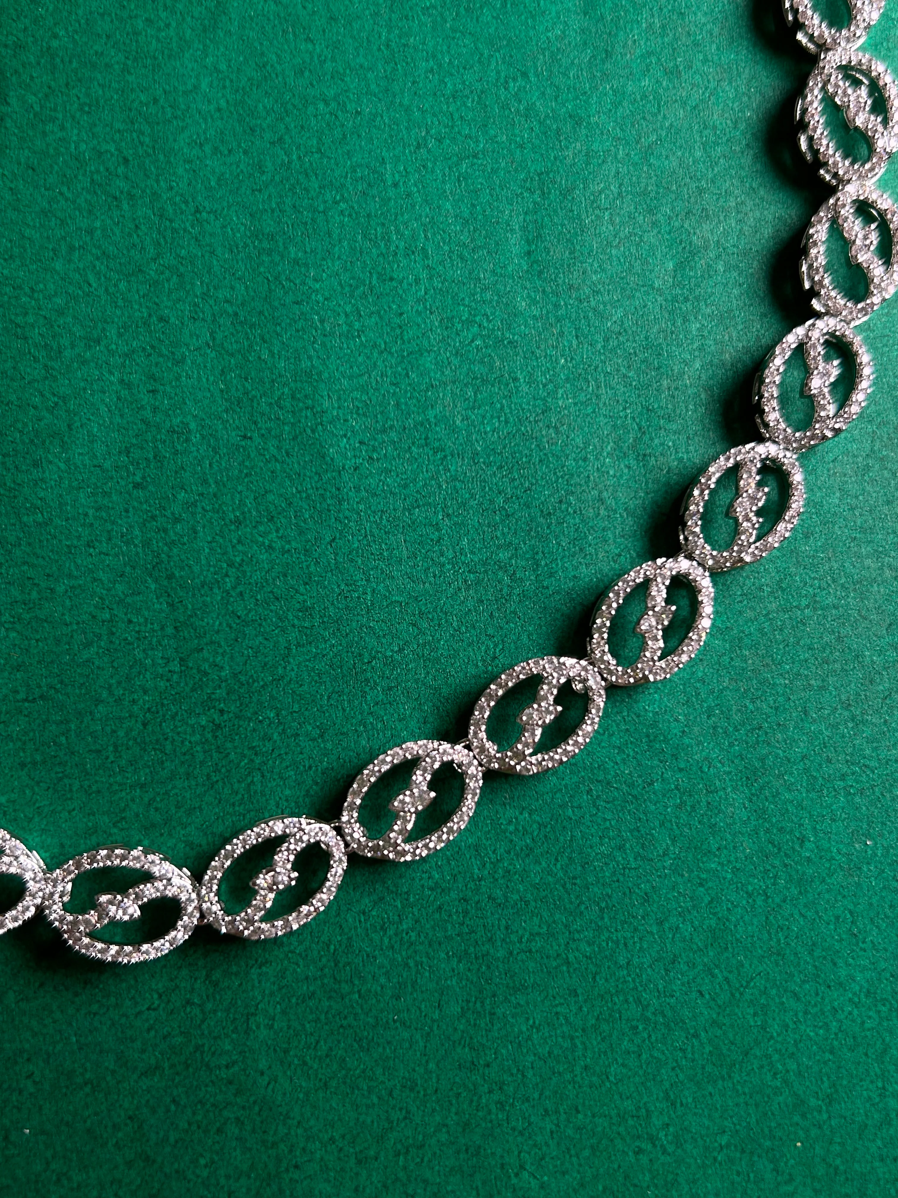 Antaara Diamond Necklace with Earings - Image 14