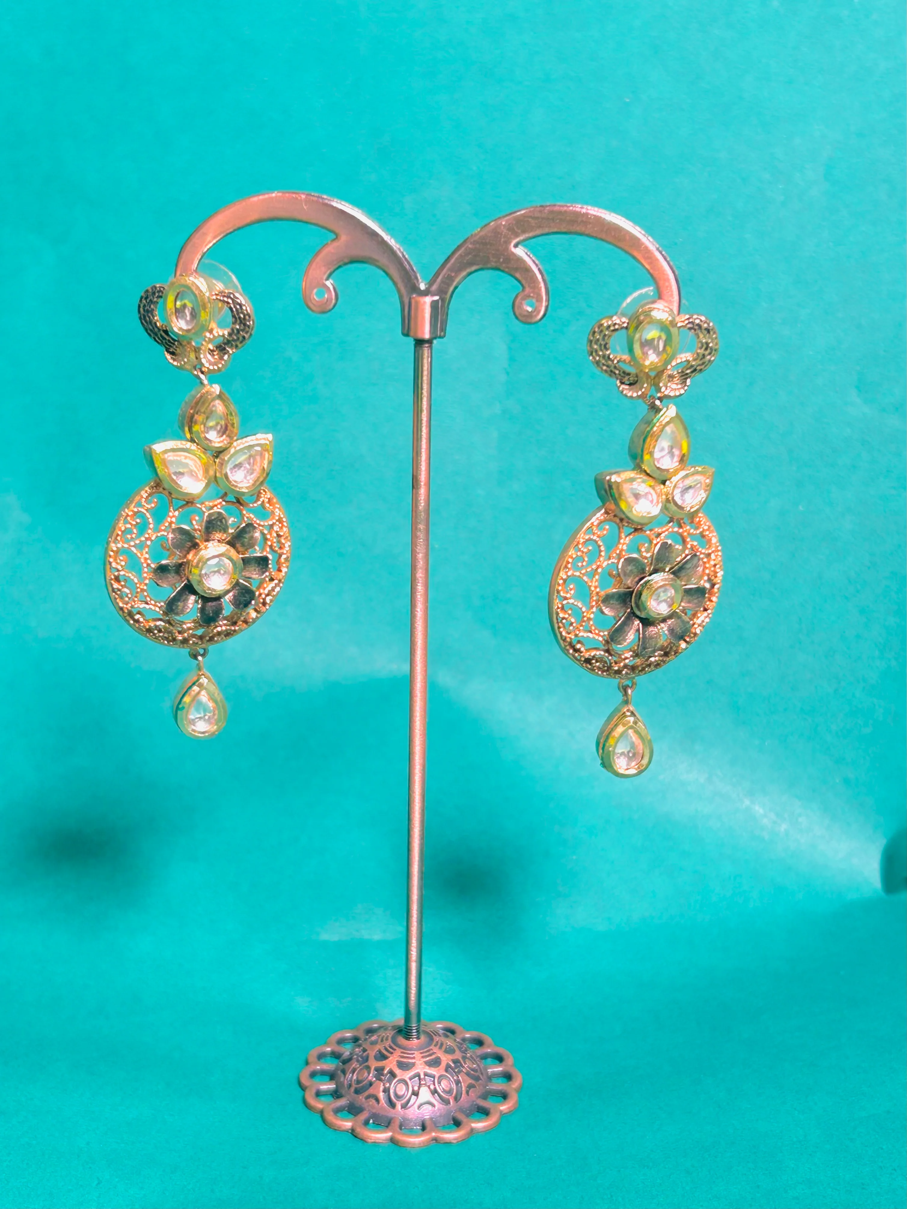Antara Oxidised Earrings - Image 5