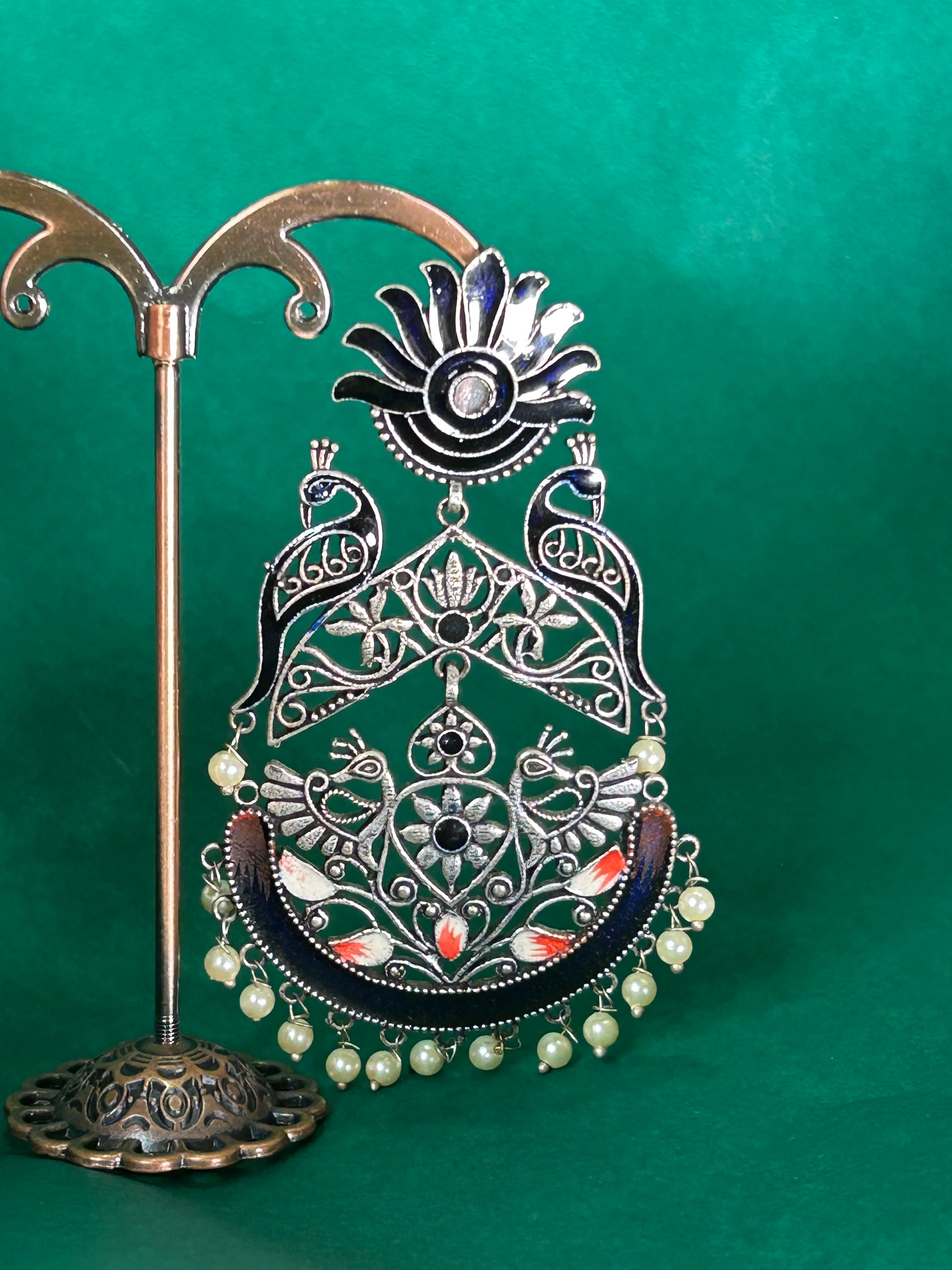 Antara Oxidised Earrings - Image 10