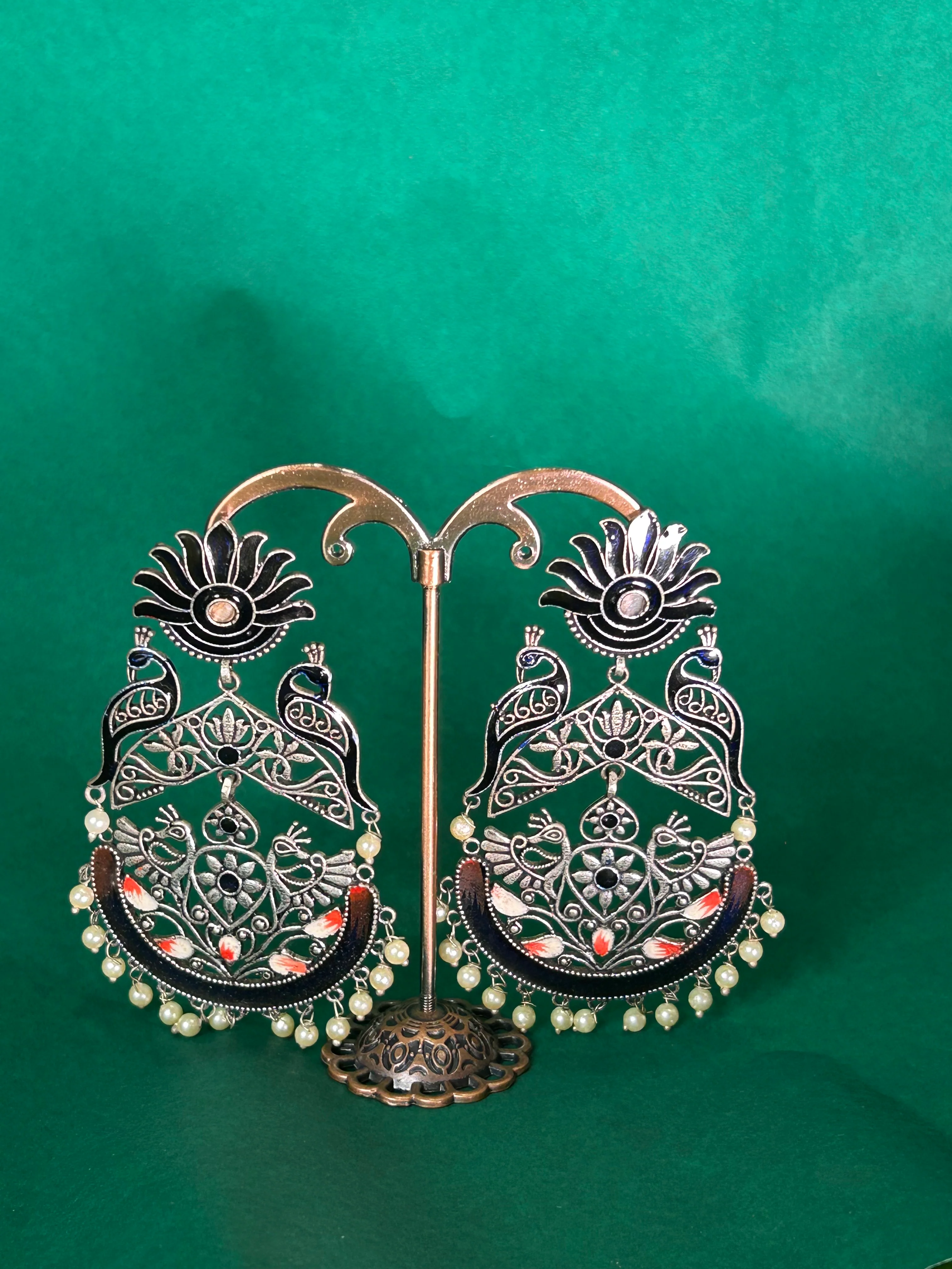 Antara Oxidised Earrings - Image 15
