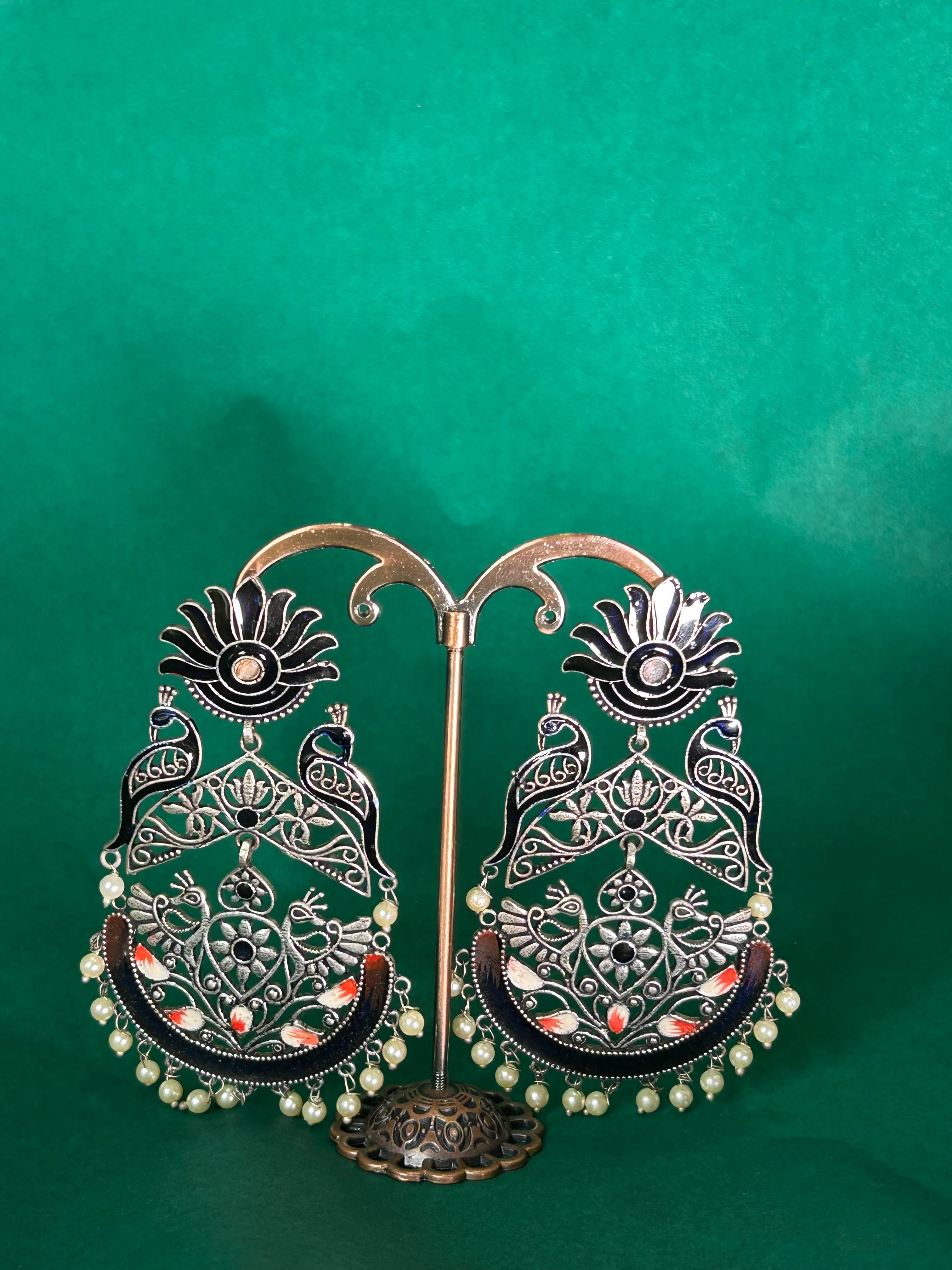 Antara Oxidised Earrings - Image 16