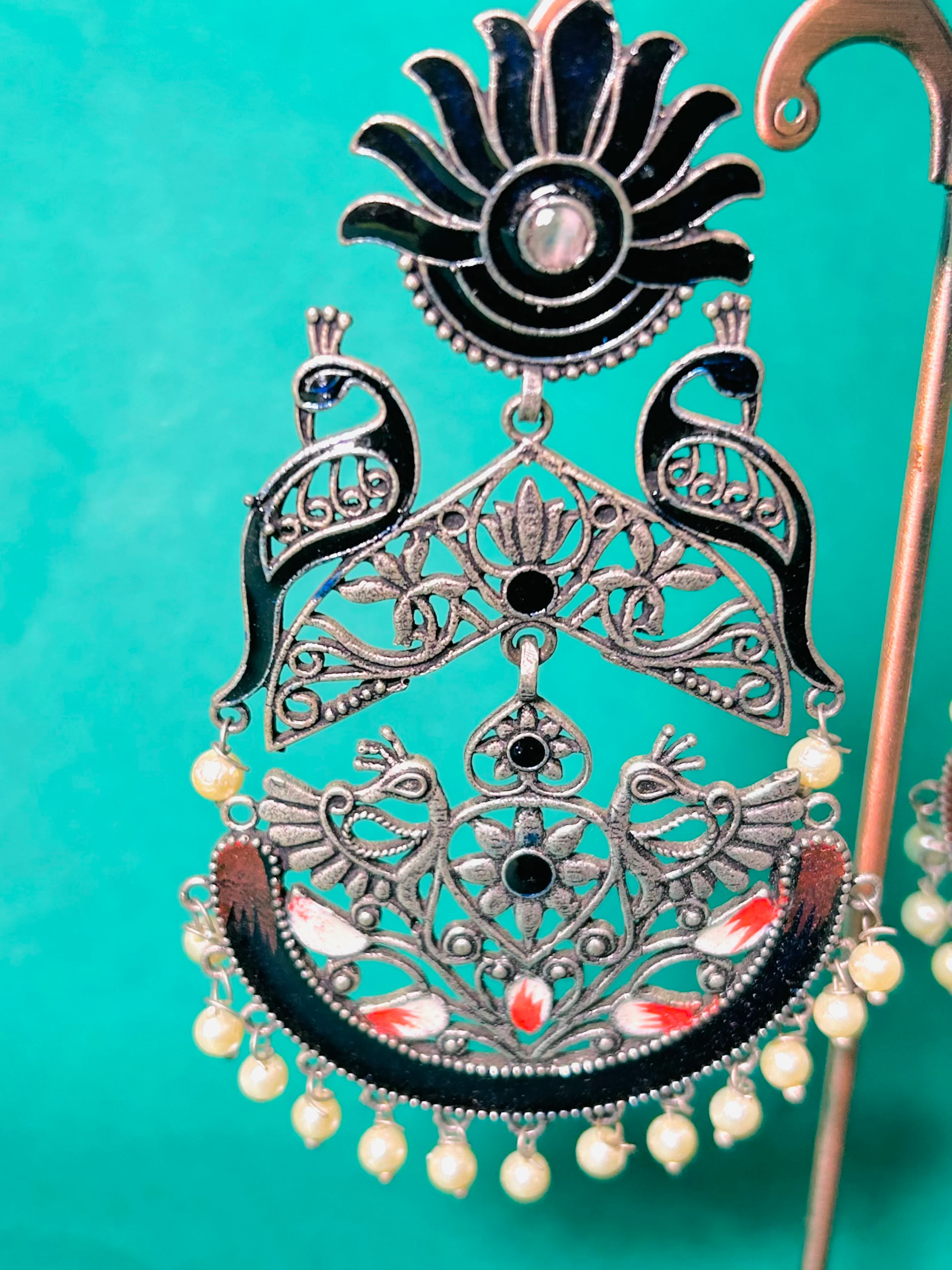 Antara Oxidised Earrings - Image 7