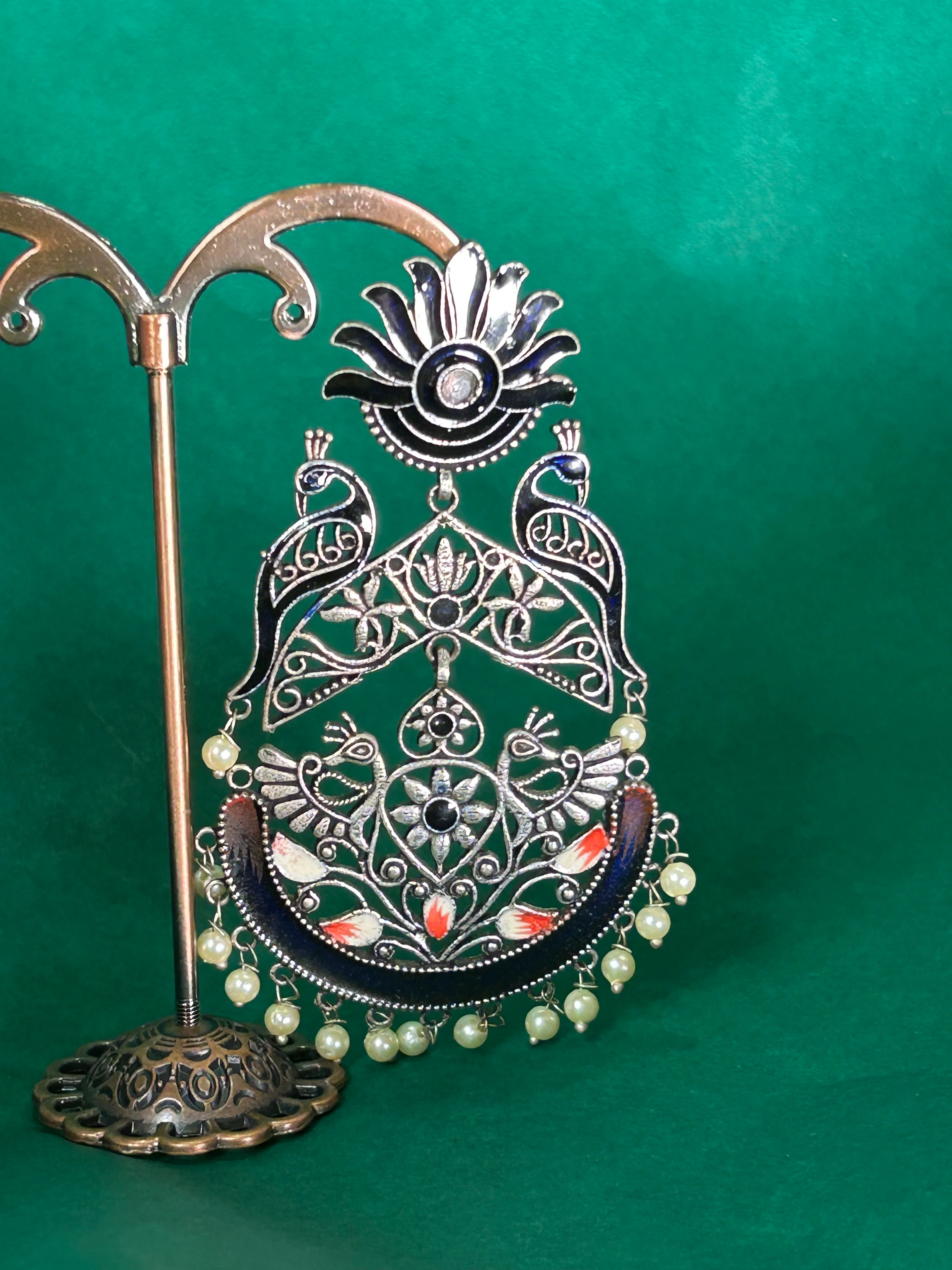 Antara Oxidised Earrings - Image 9