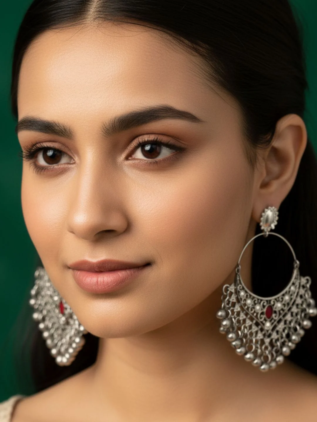 Antara Oxidised Earrings - Image 3