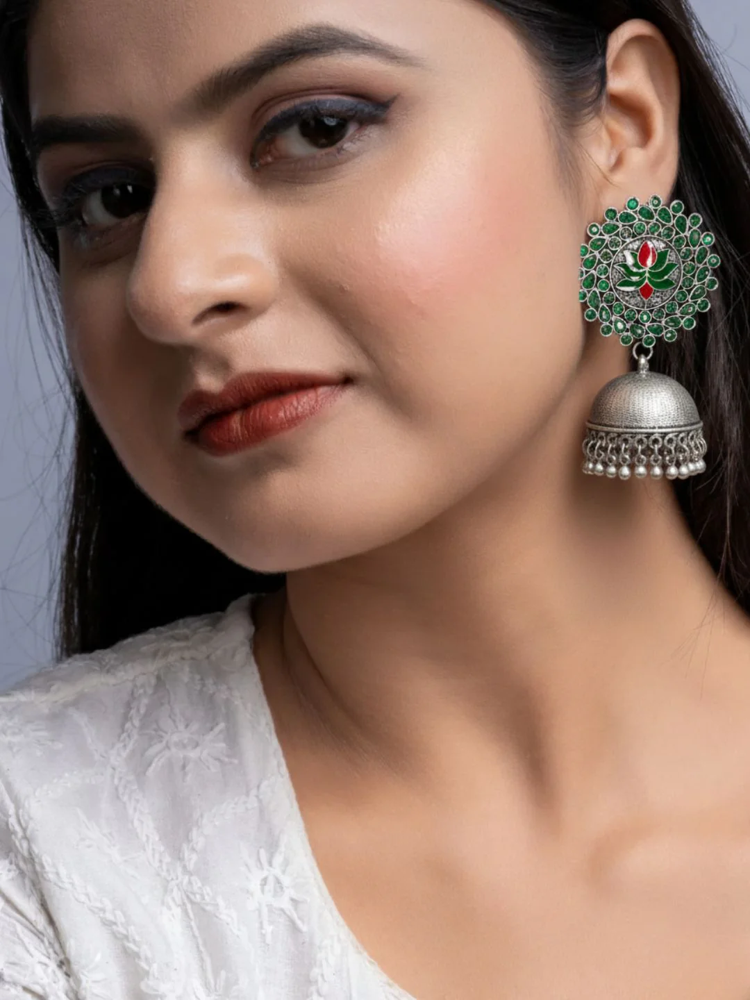 Antara Oxidised Earrings - Image 2