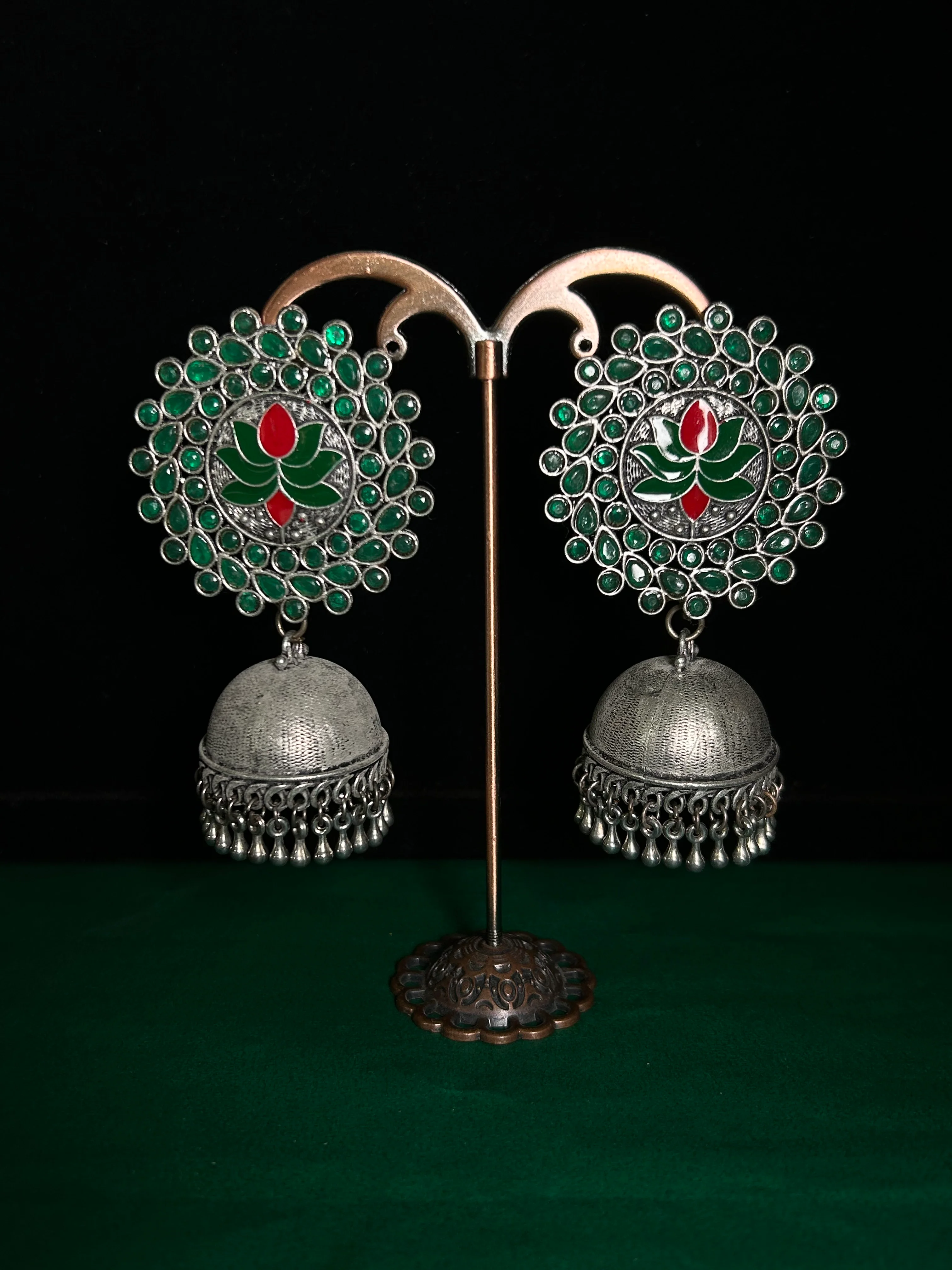 Antara Oxidised Earrings - Image 4
