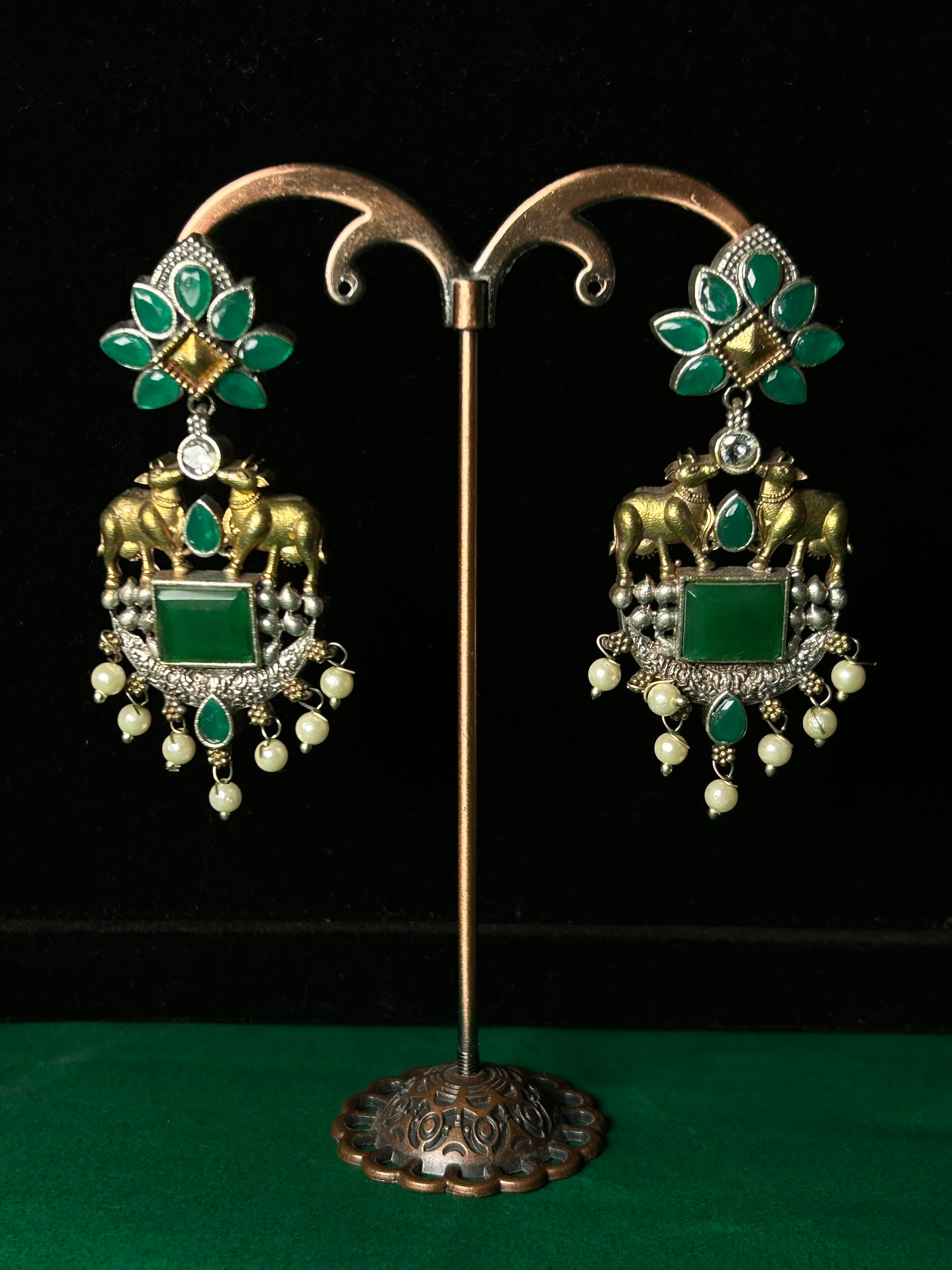 Antara Oxidised Earrings - Image 5
