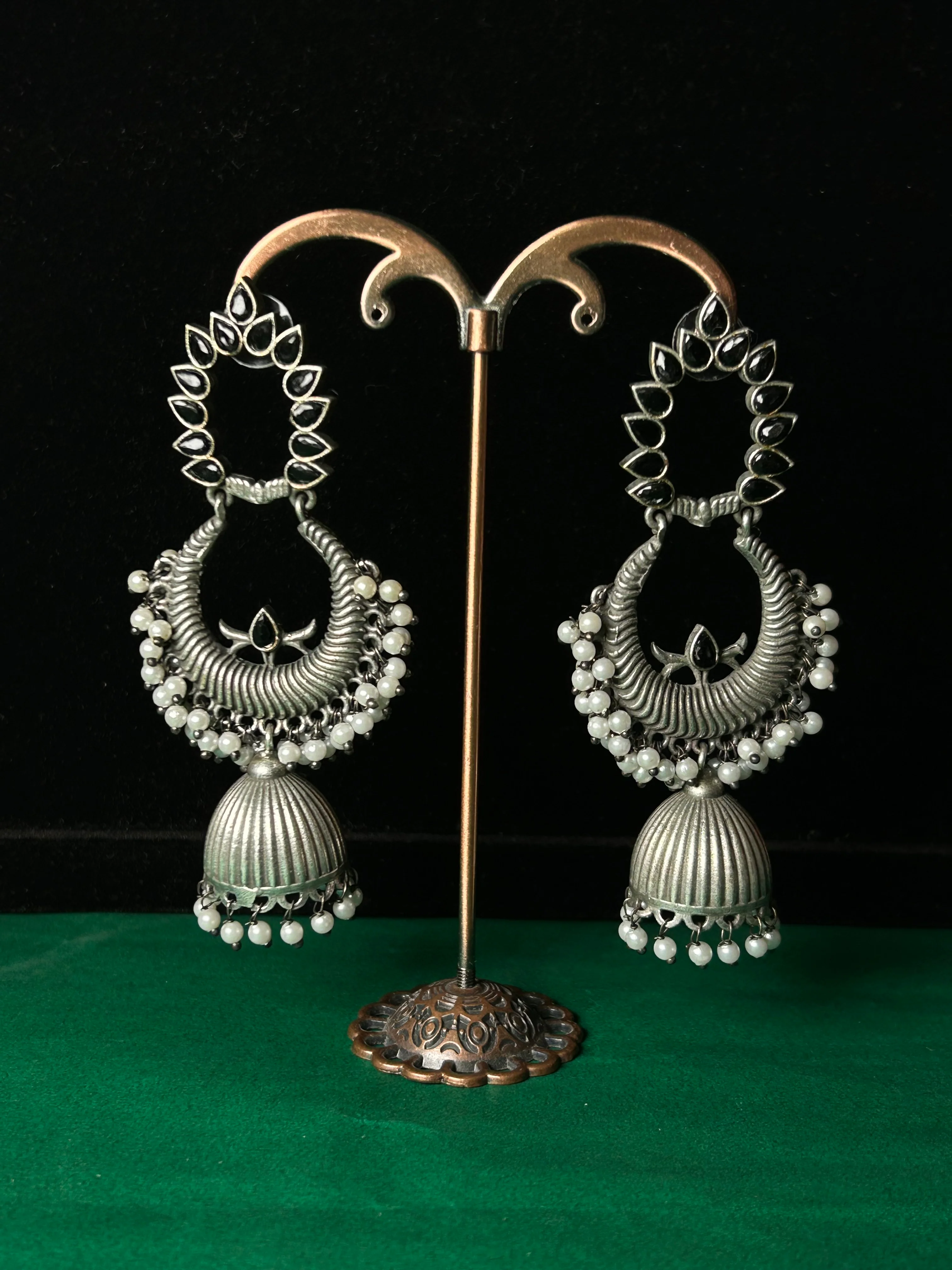 Antara Oxidised Earrings - Image 4