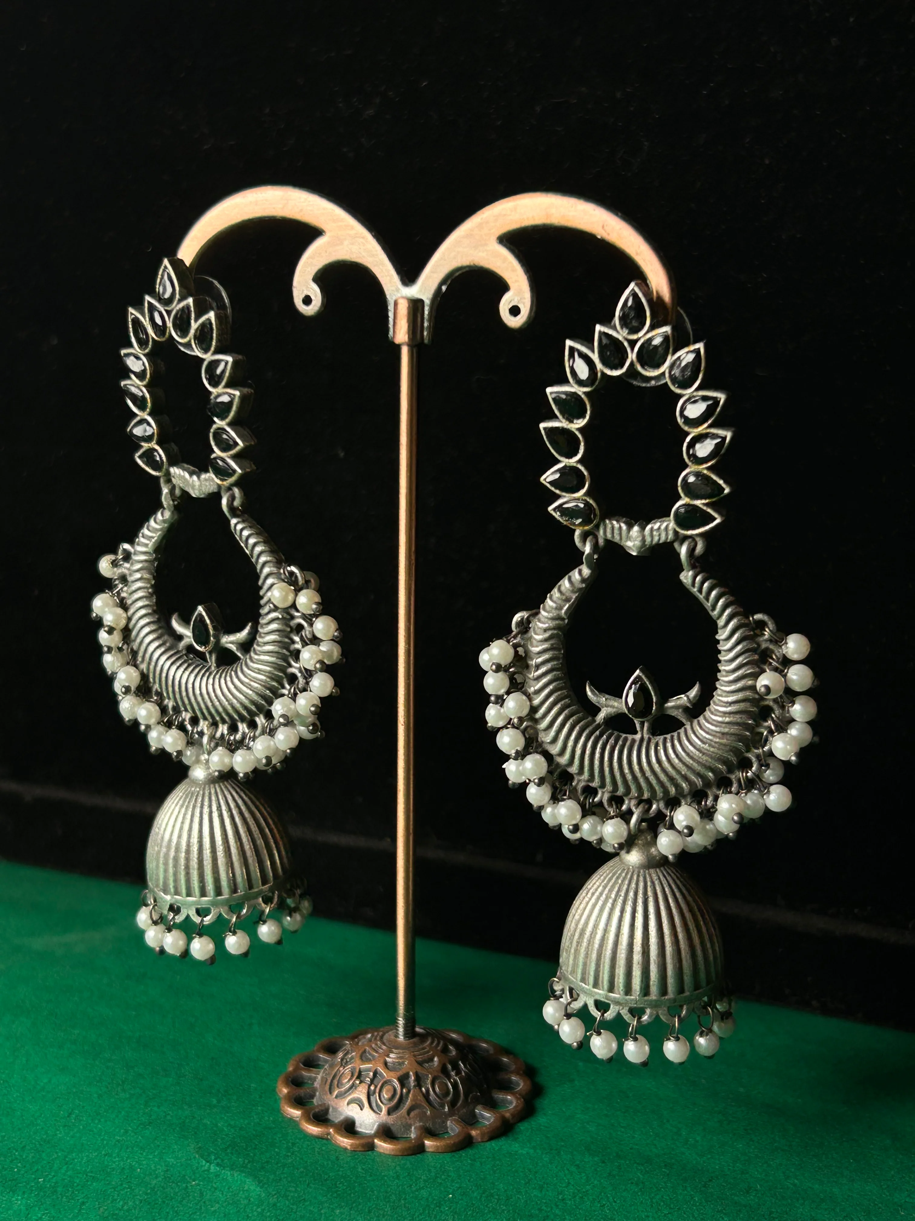 Antara Oxidised Earrings - Image 6