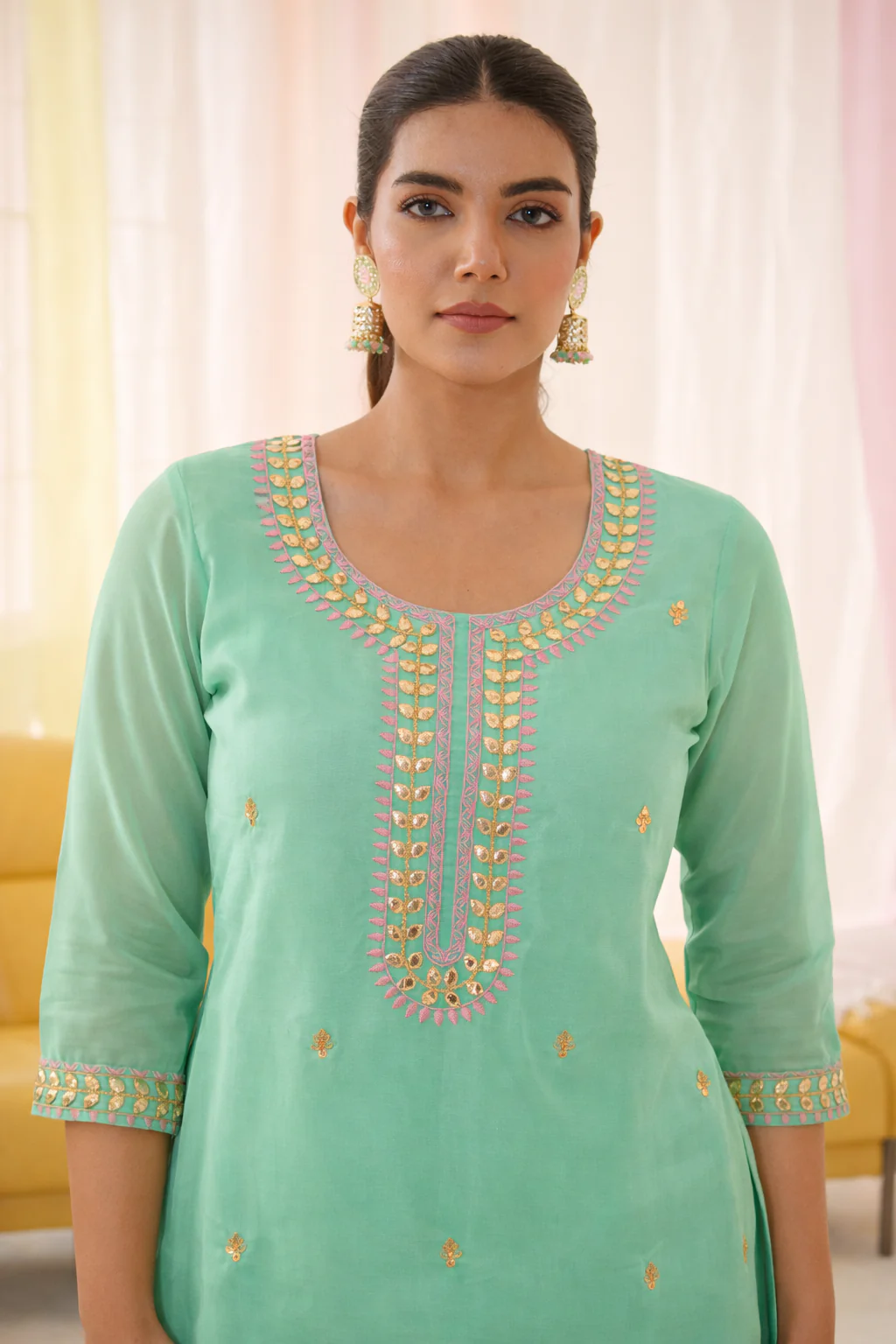 Anila Lapis Full Work Suit Set - Image 6