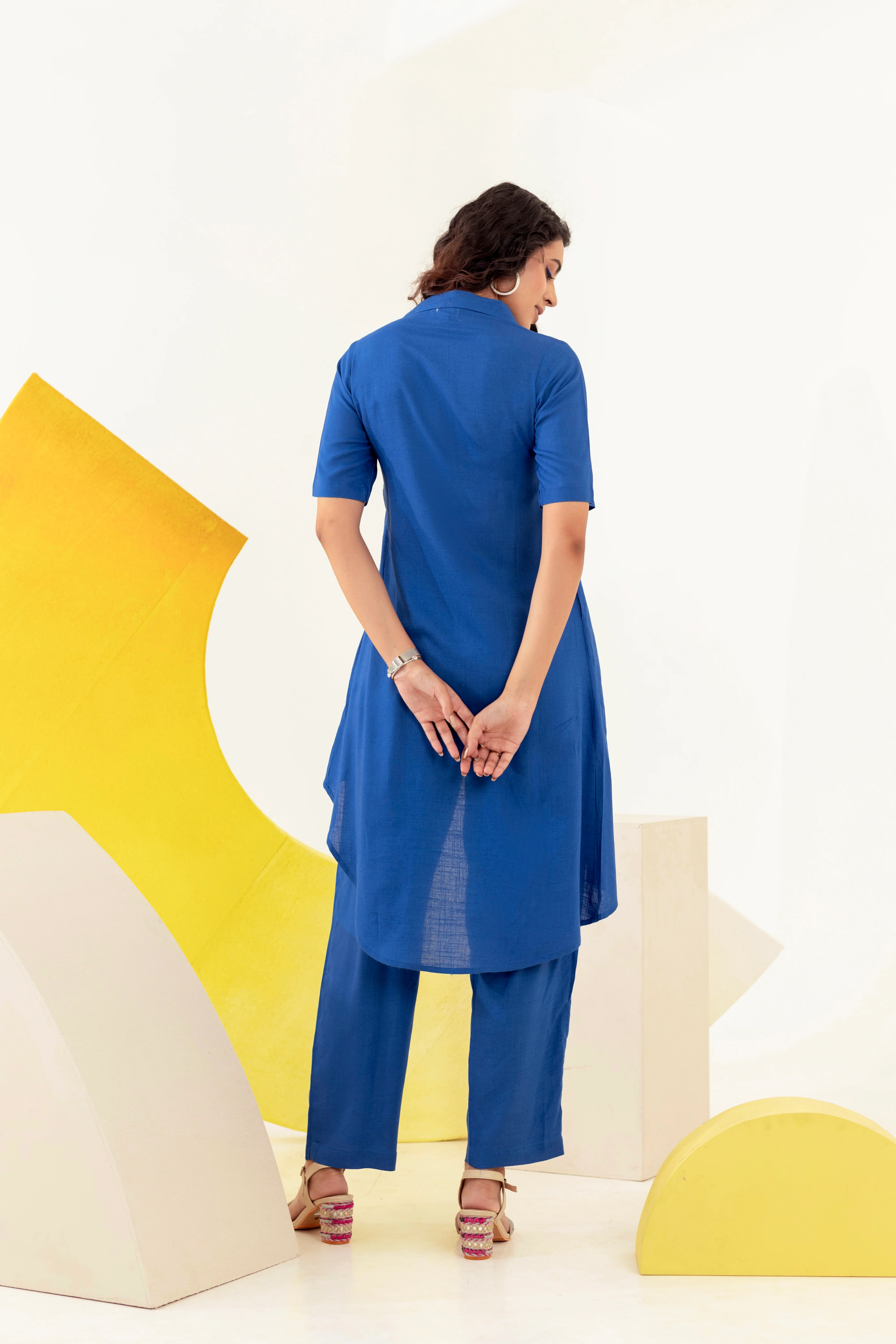 Tushki Indigo Elegant Co-ord Set - Image 10
