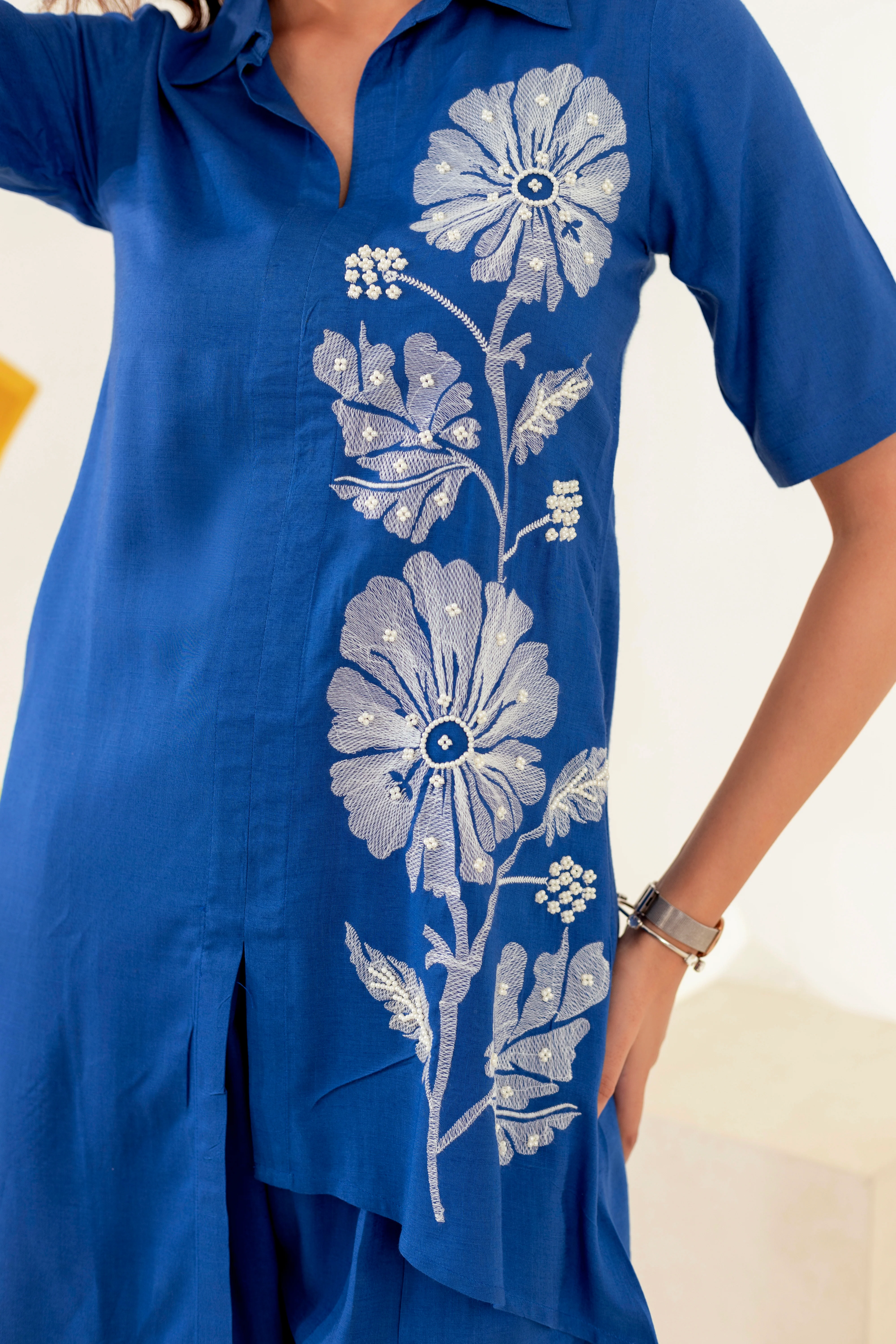 Tushki Indigo Elegant Co-ord Set - Image 9