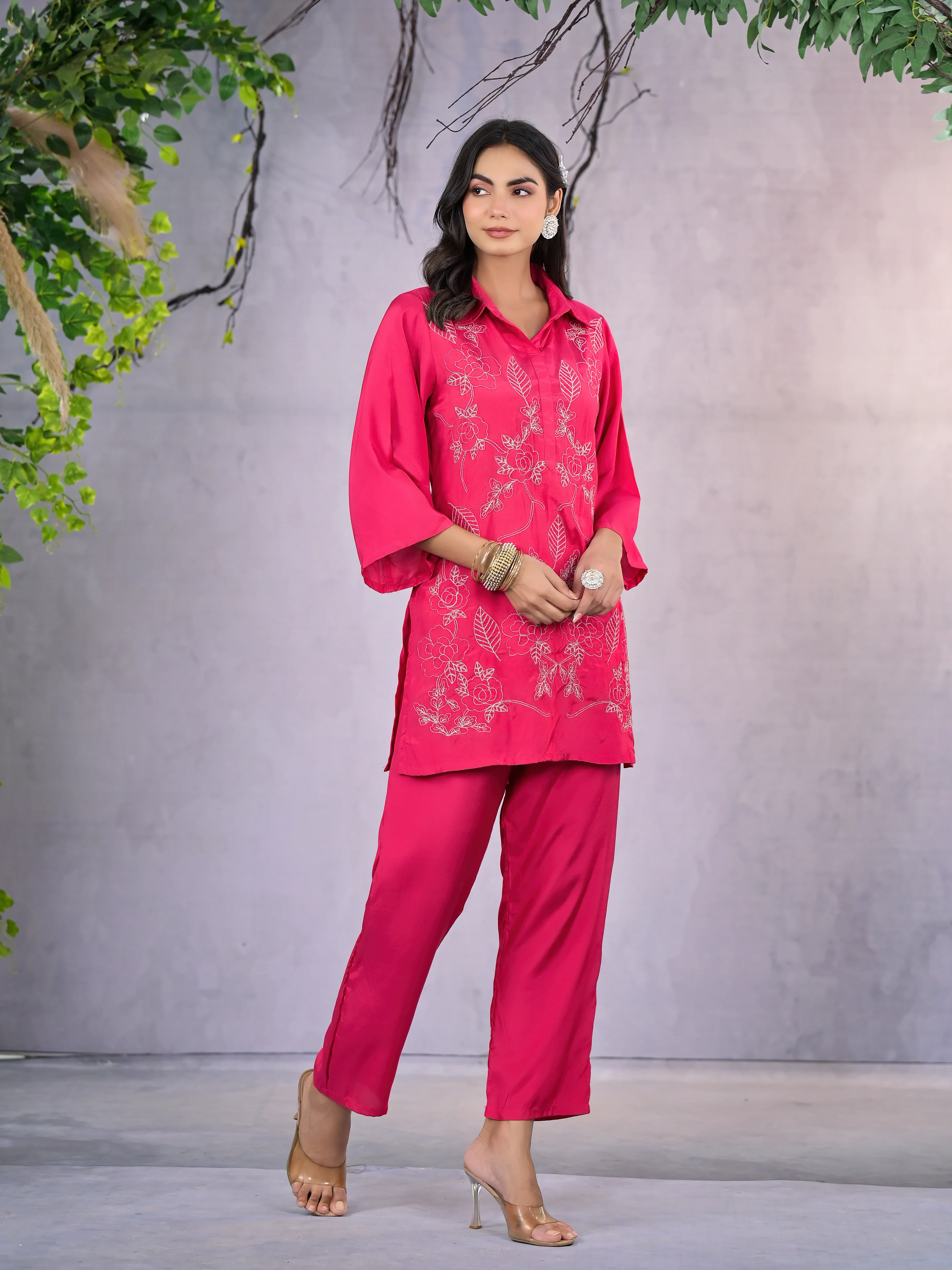 Irene Candy Embroidered Premium Co-orD sET - Image 5