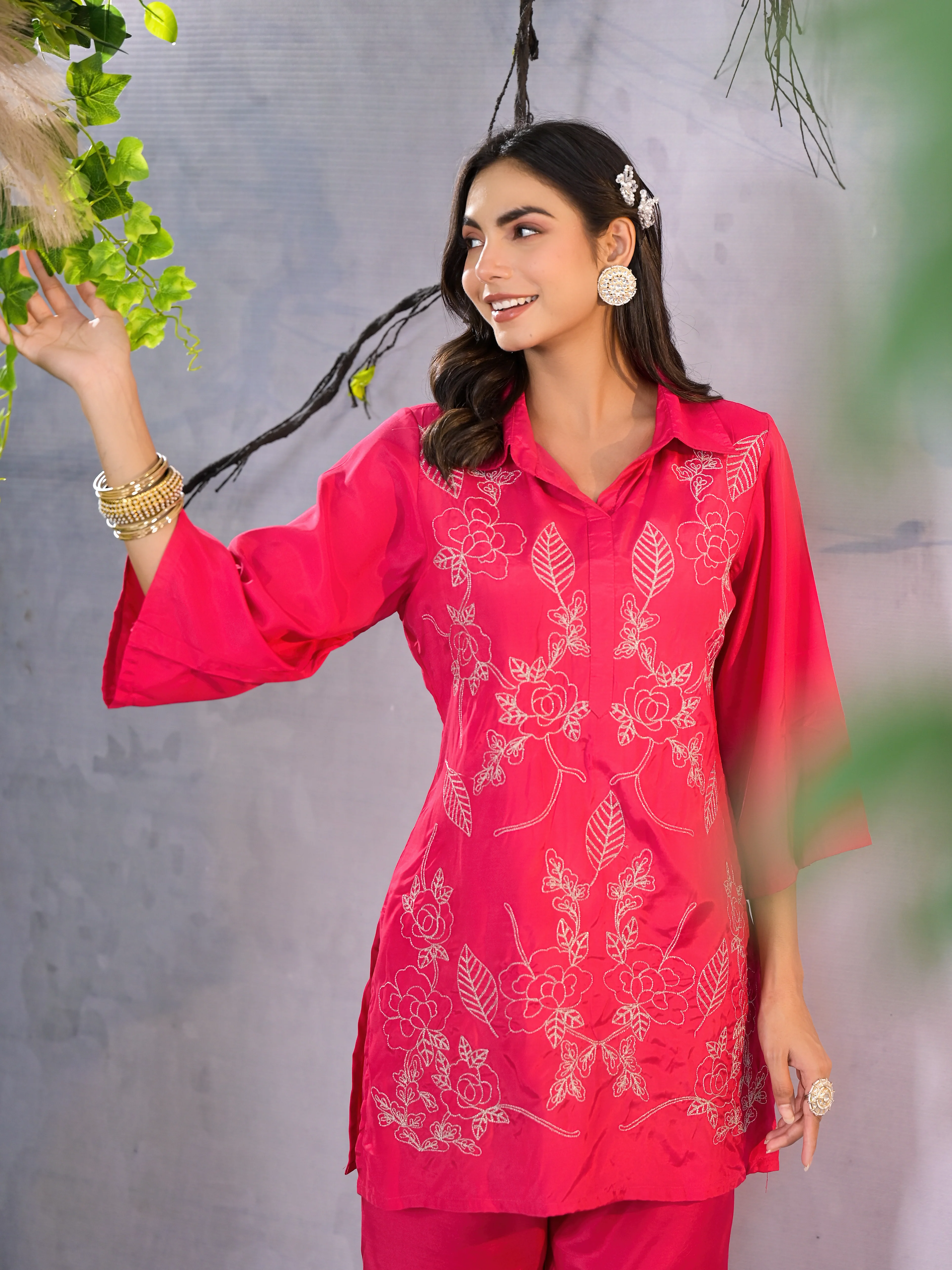 Irene Candy Embroidered Premium Co-orD sET - Image 6