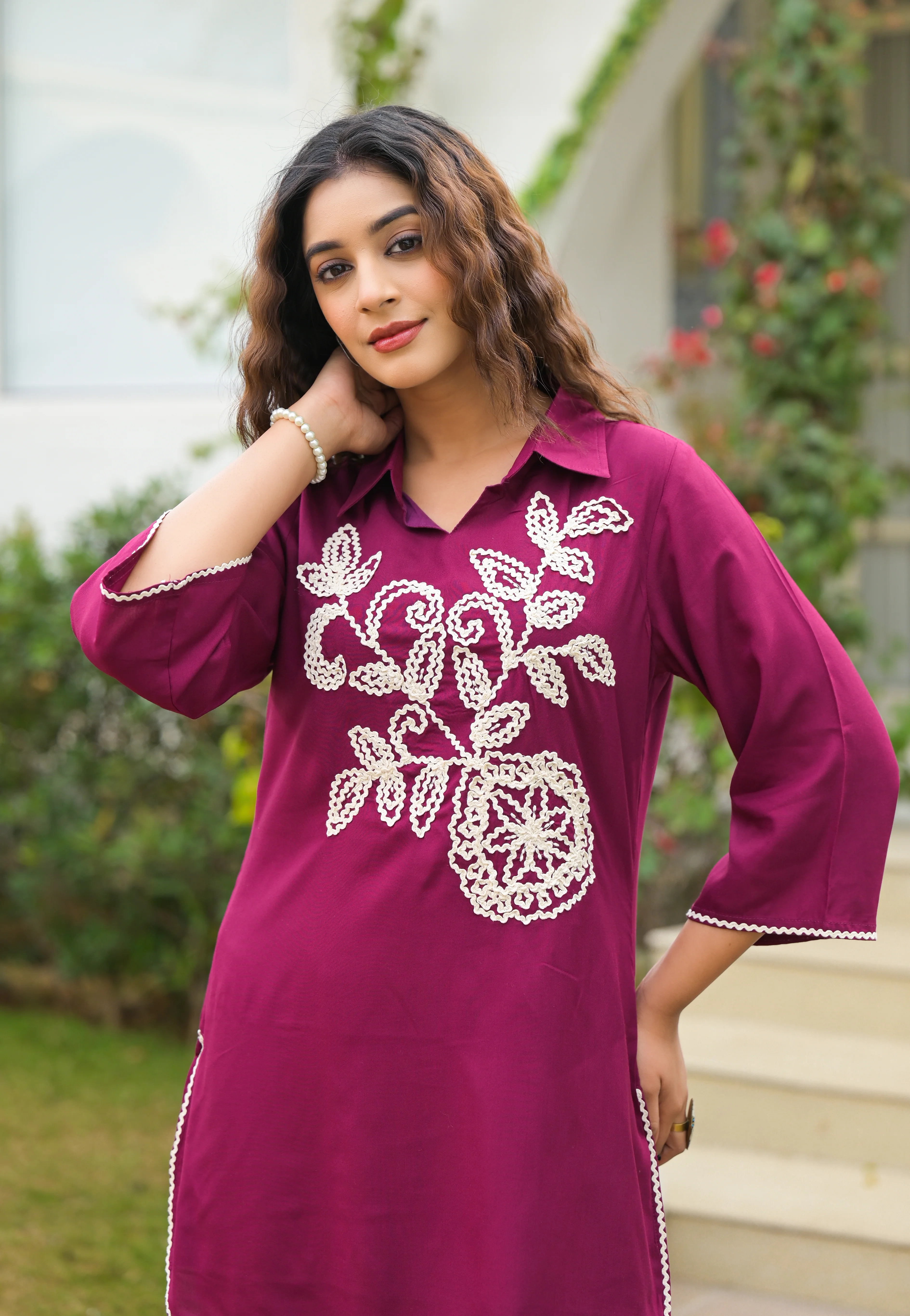 Kara Jam Embroidered Co-ord Set - Image 2