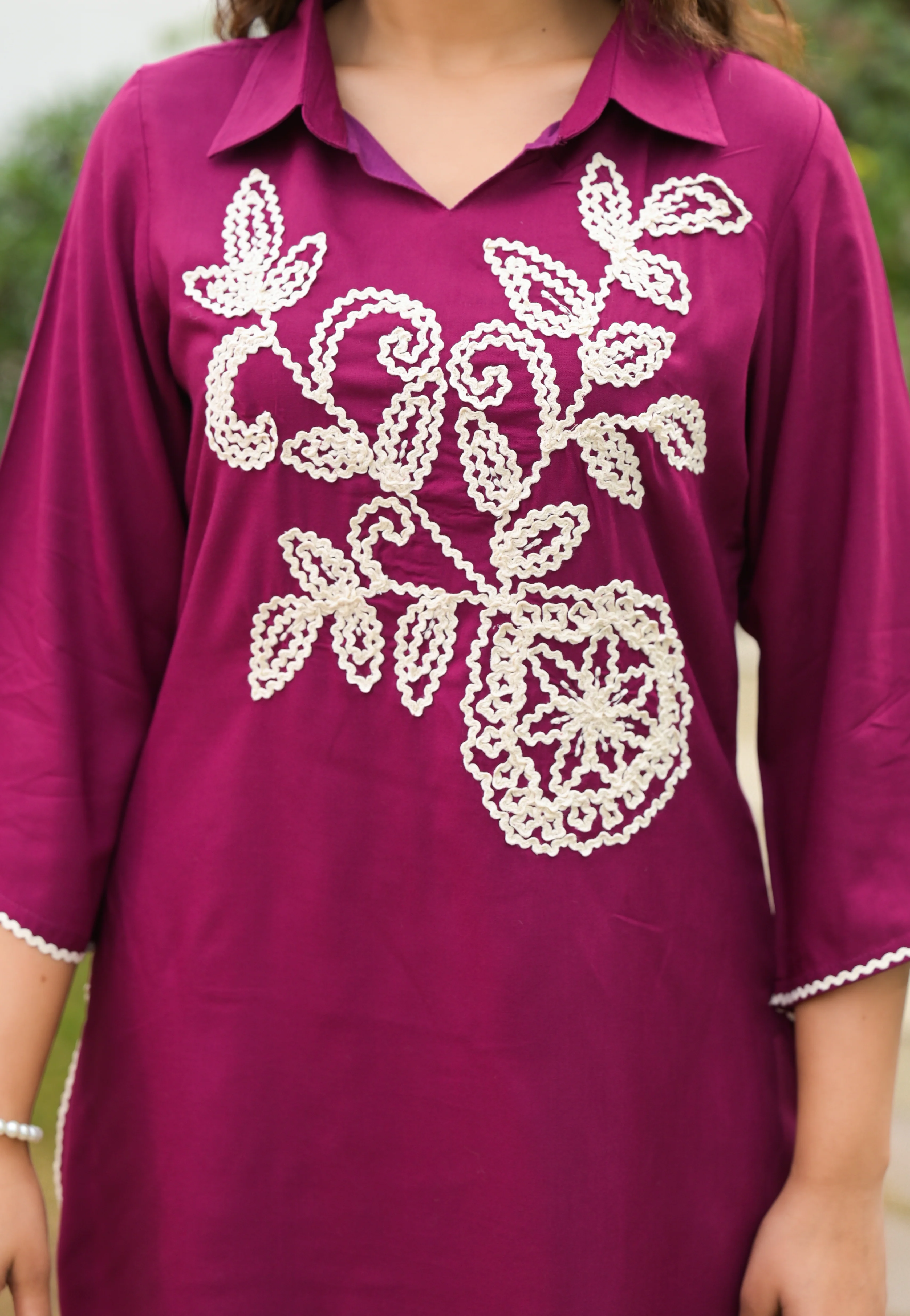Kara Jam Embroidered Co-ord Set - Image 5