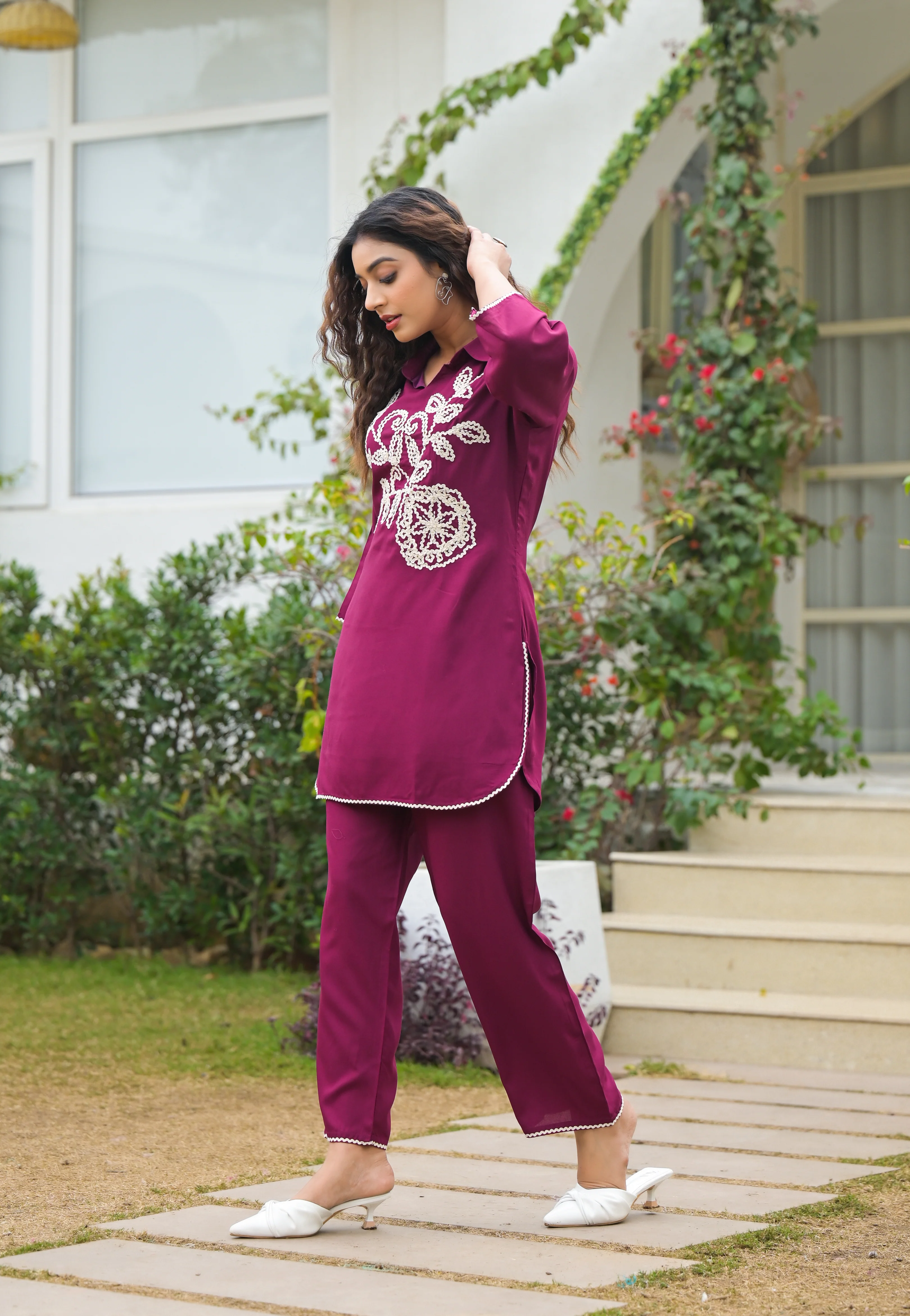 Kara Jam Embroidered Co-ord Set - Image 6