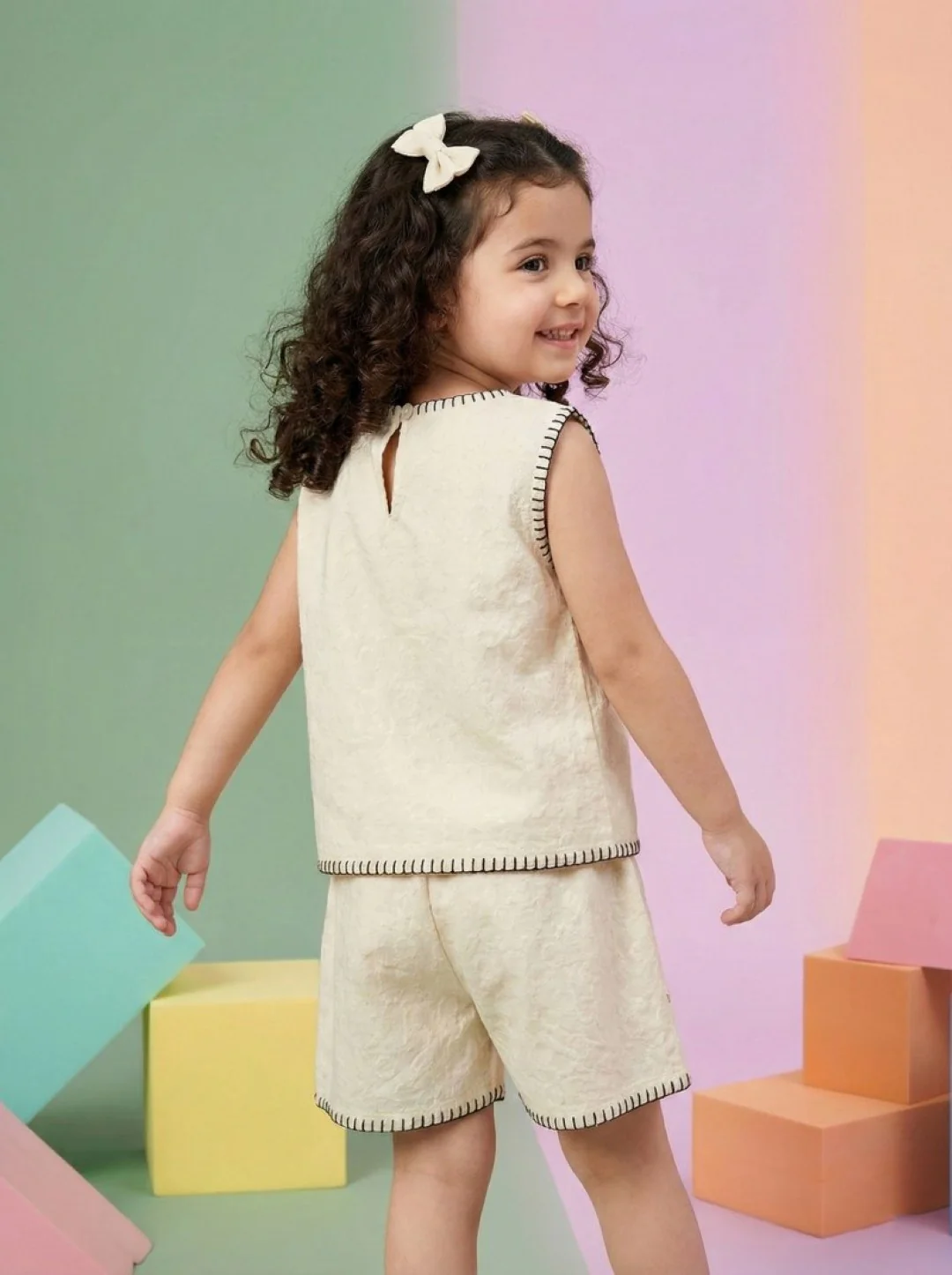 Joy dove Cotton Kids Top Pant Set - Image 3