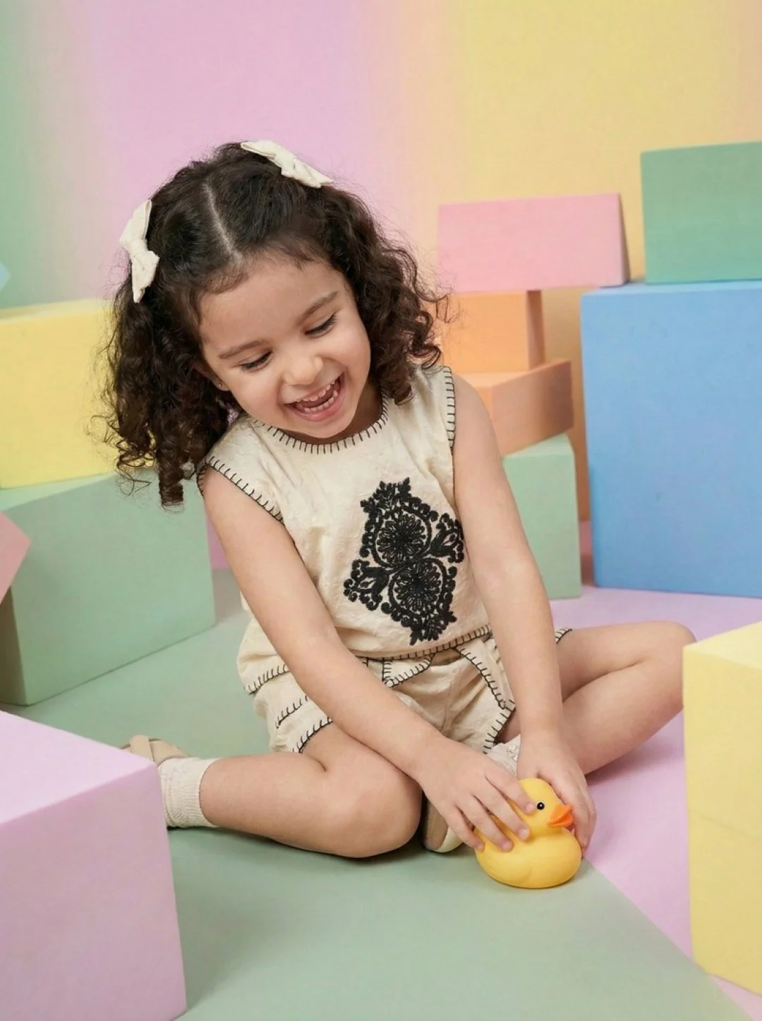 Joy dove Cotton Kids Top Pant Set - Image 6