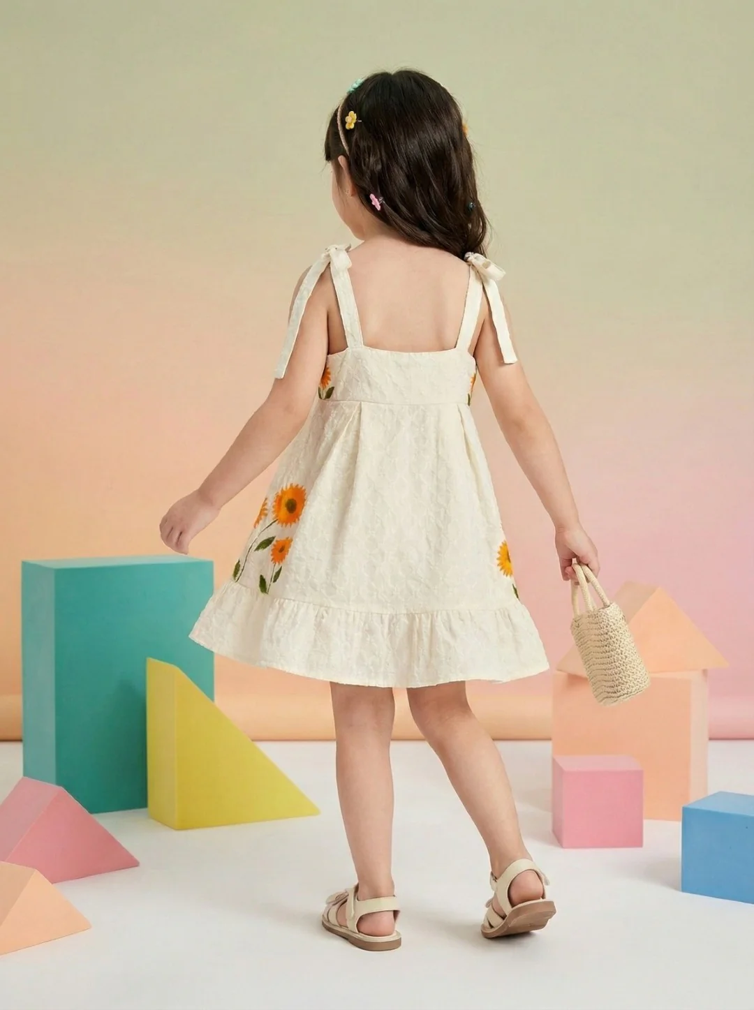 Joy swiss embroidery cotton dress - Image 3