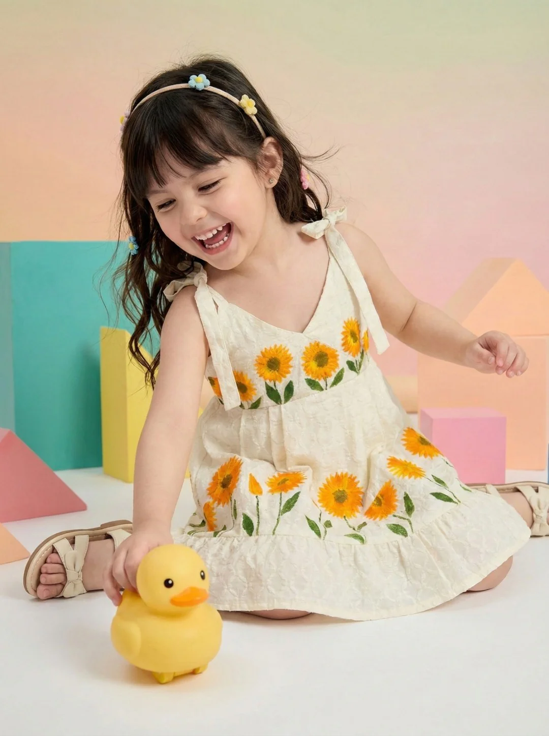 Joy swiss embroidery cotton dress - Image 4